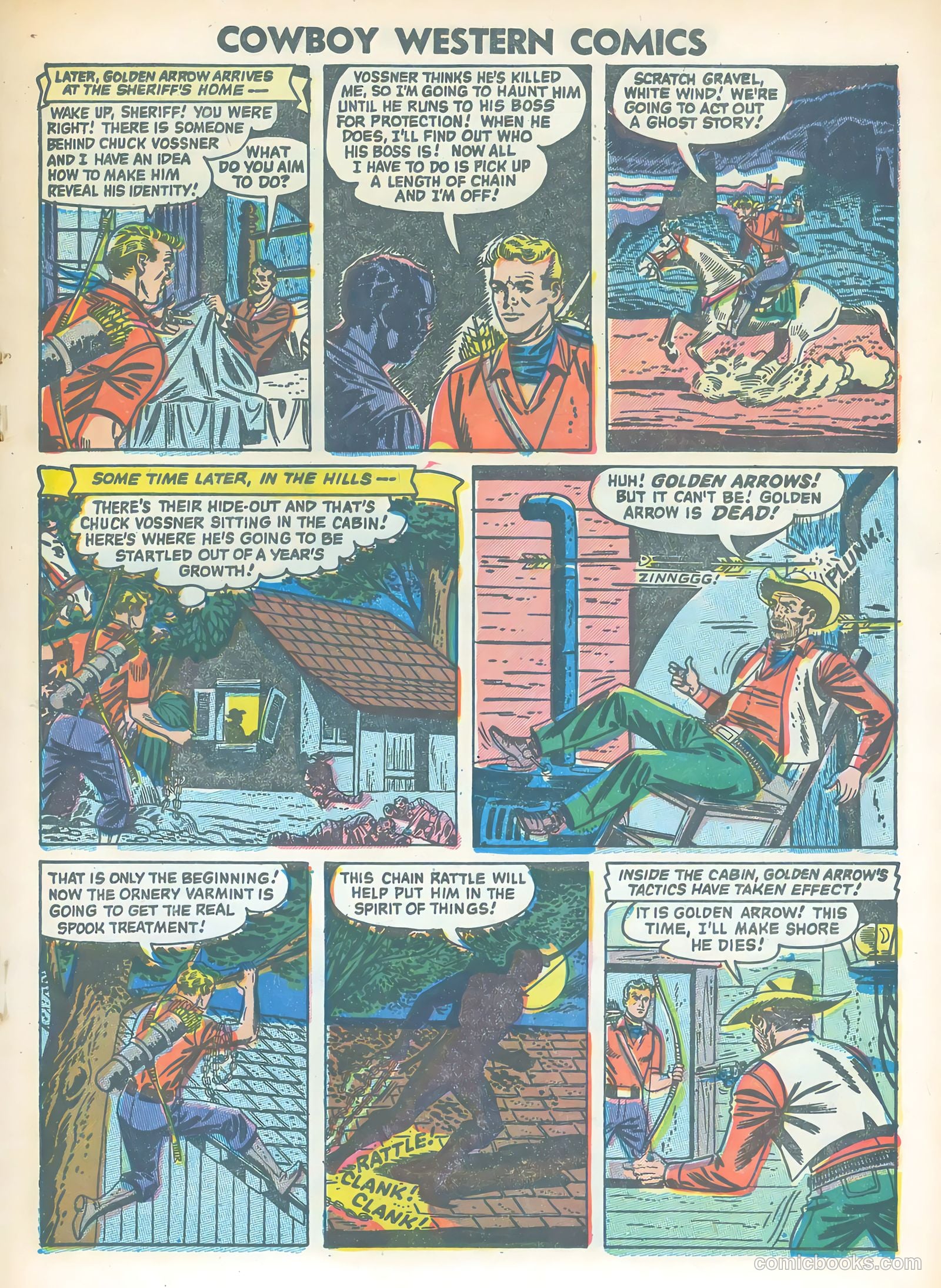 Cowboy Western #48 (1954) — page 19 of 36