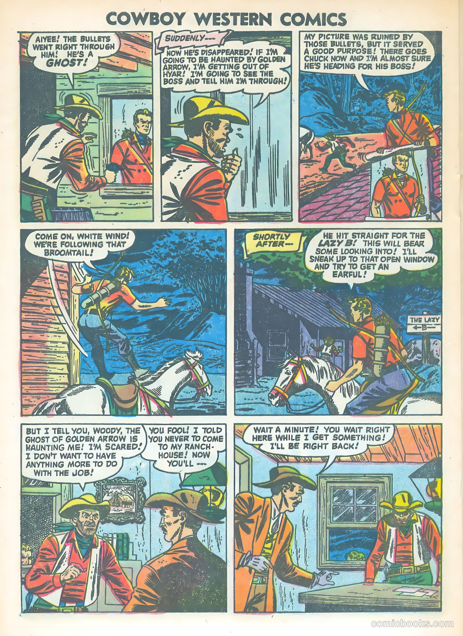 Cowboy Western #48 (1954) — page 20 of 36