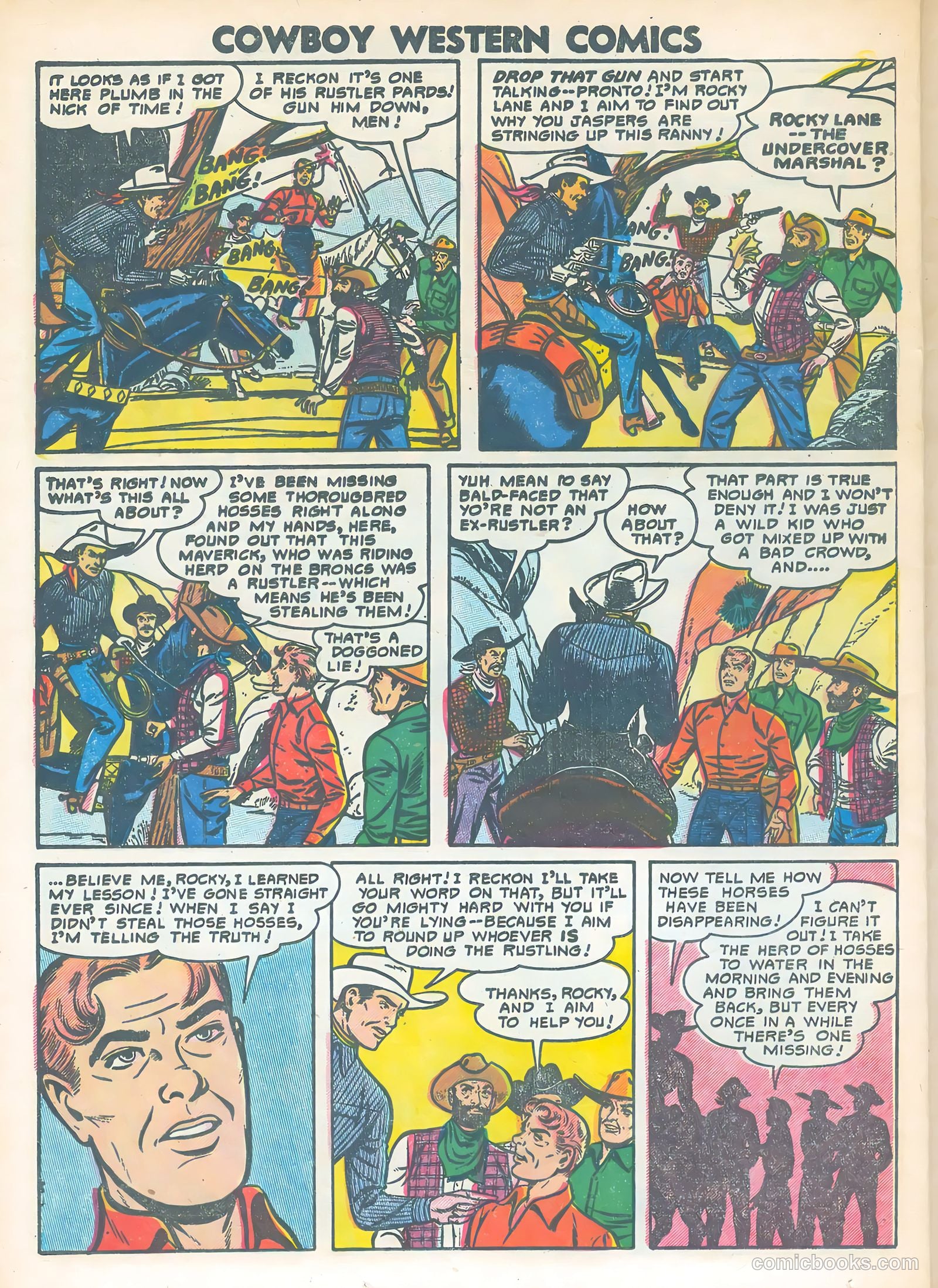 Cowboy Western #48 (1954) — page 24 of 36