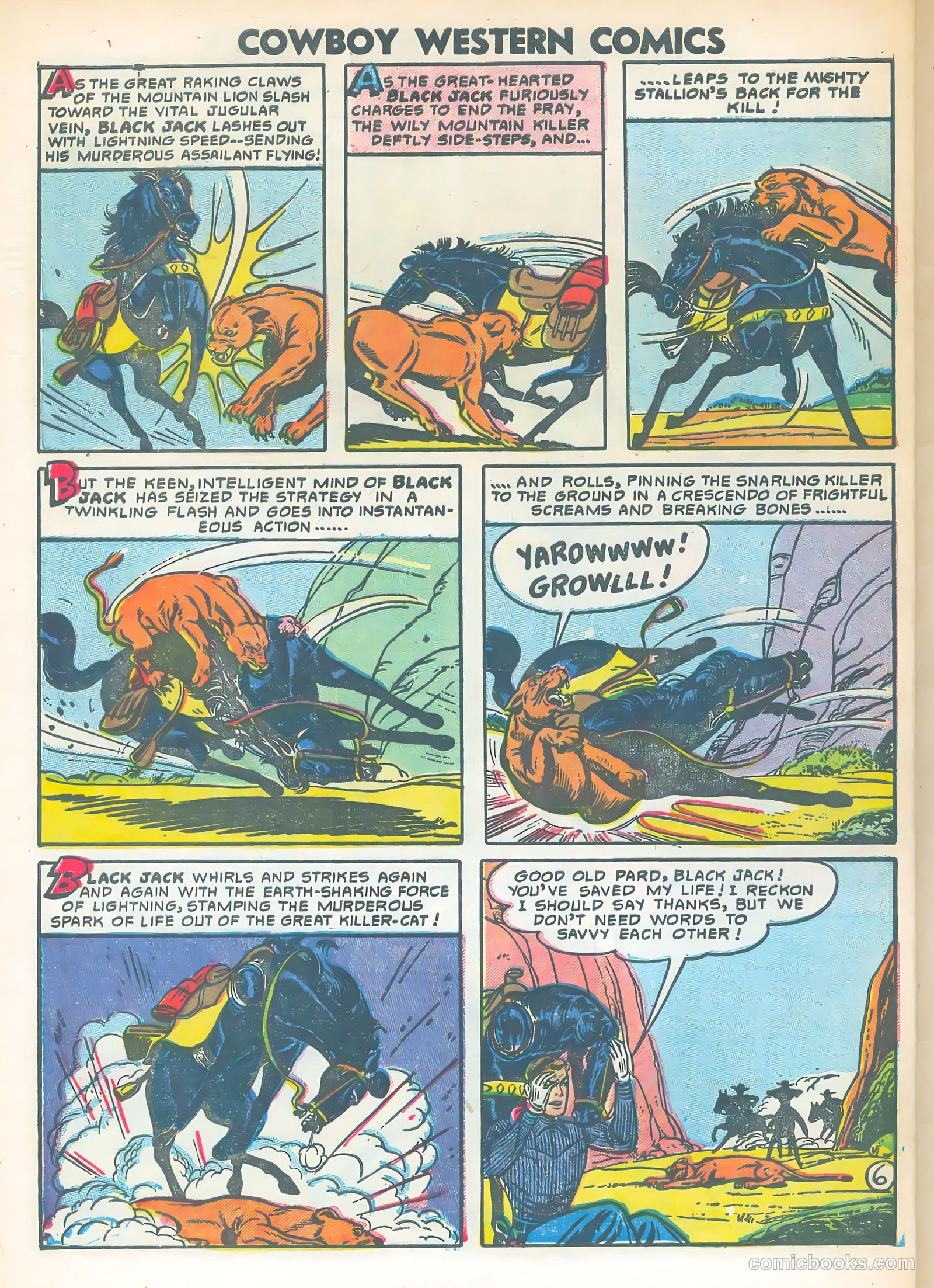 Cowboy Western #48 (1954) — page 28 of 36