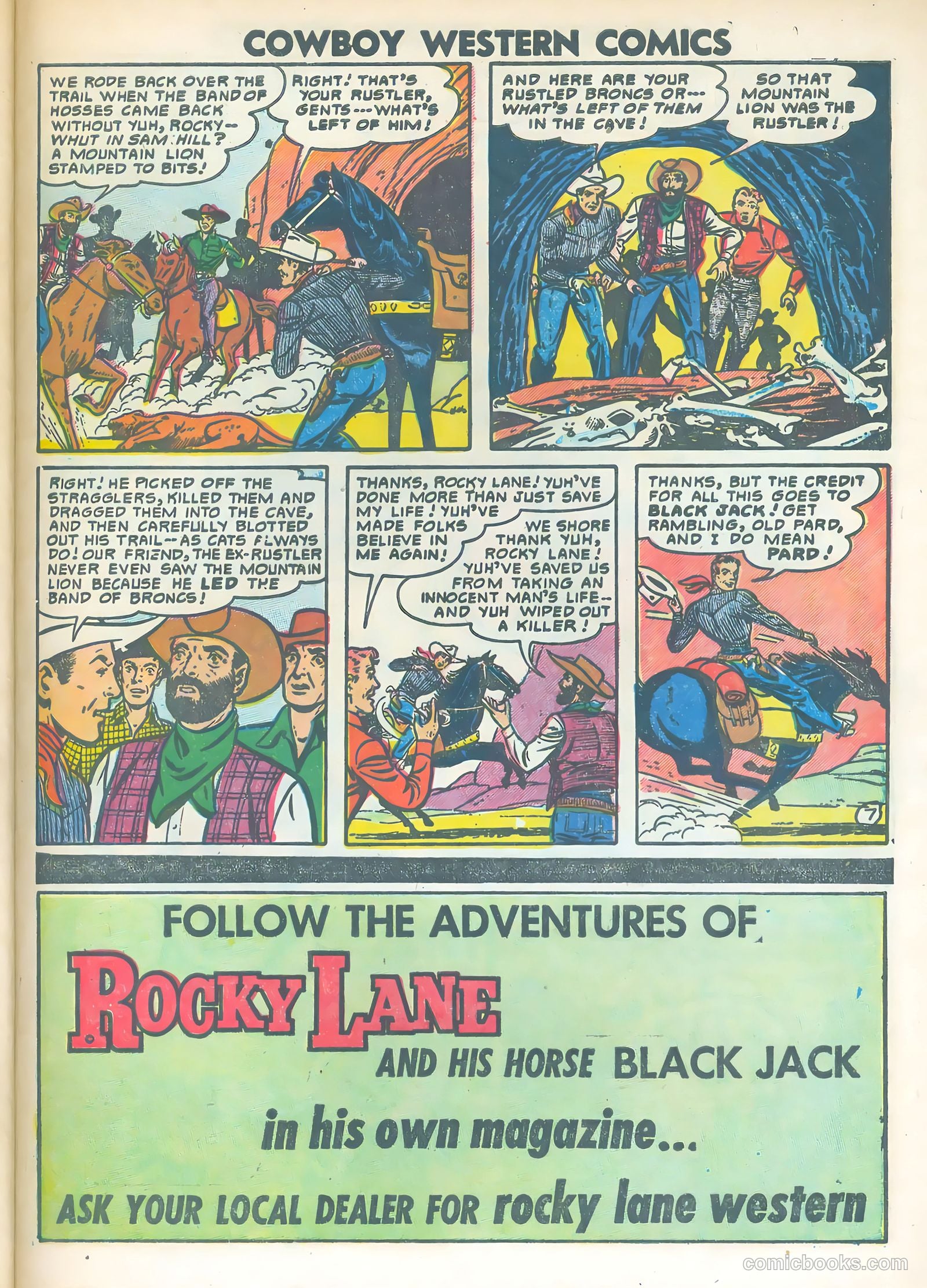 Cowboy Western #48 (1954) — page 29 of 36
