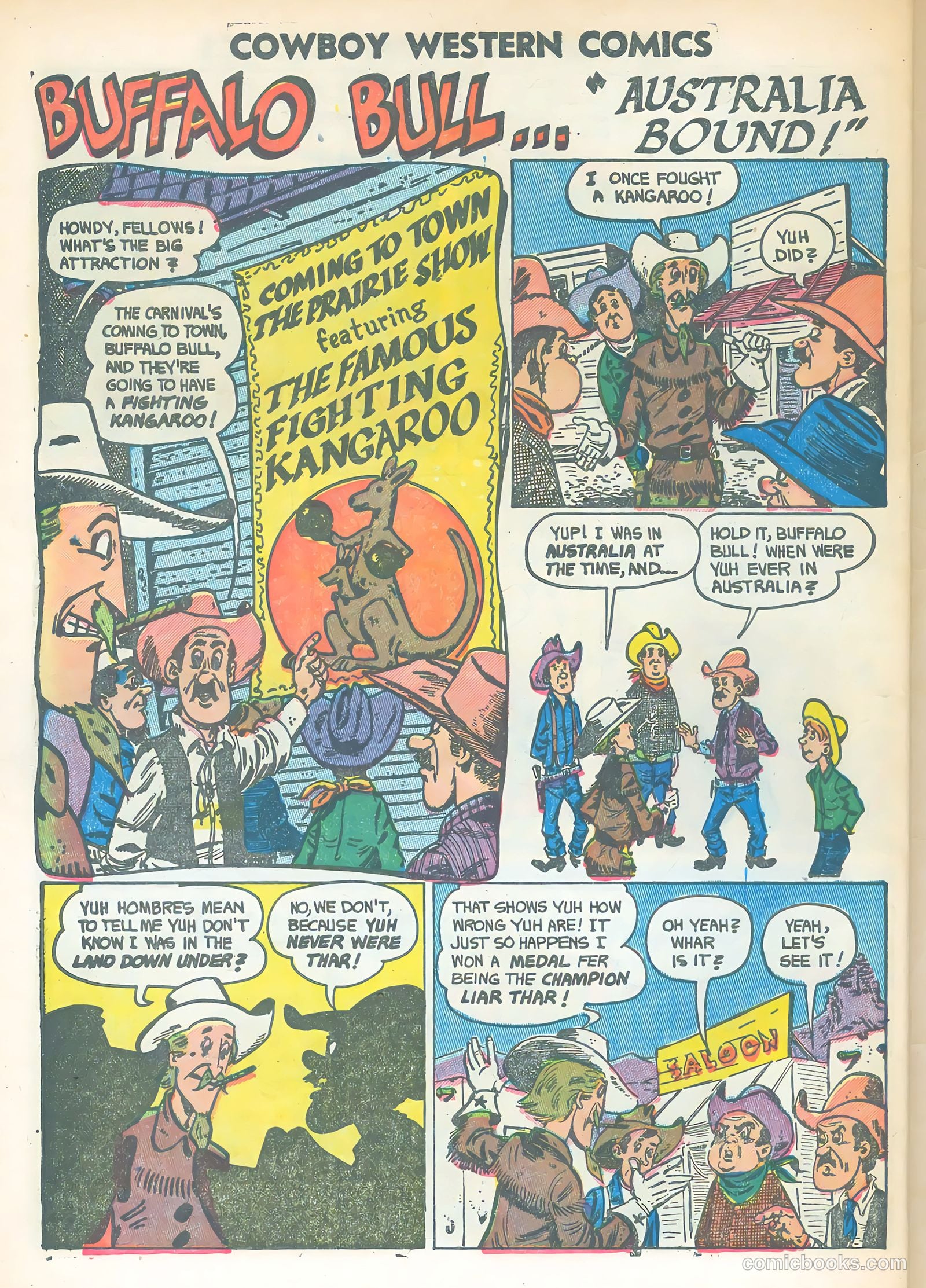 Cowboy Western #48 (1954) — page 30 of 36