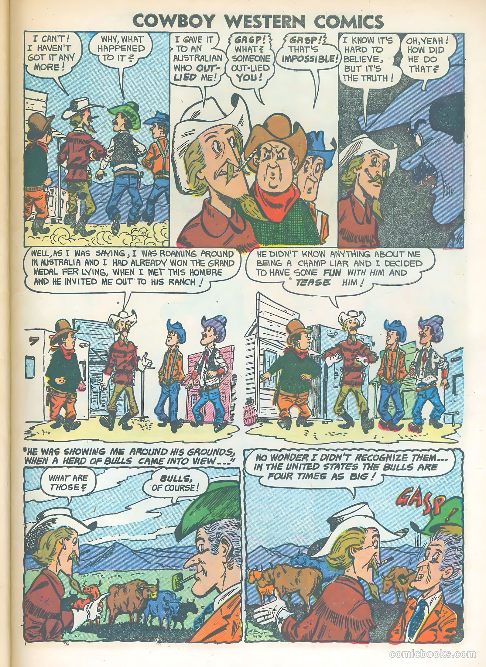 Cowboy Western #48 (1954) — page 31 of 36