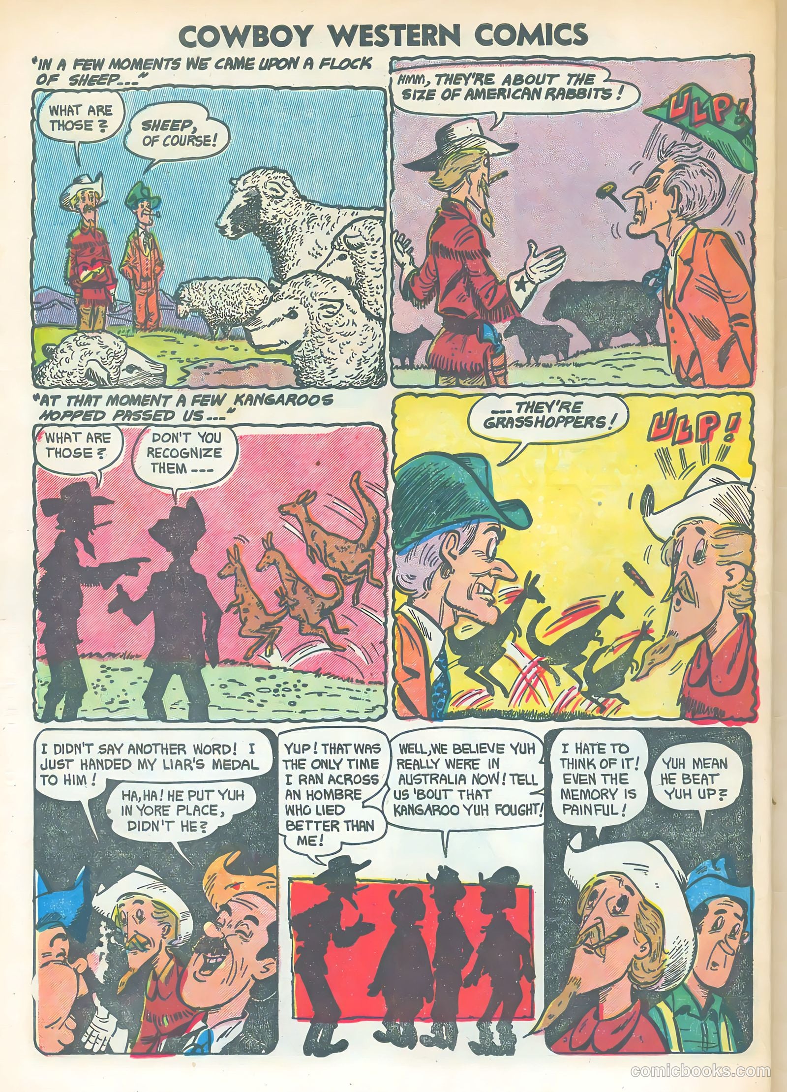 Cowboy Western #48 (1954) — page 32 of 36