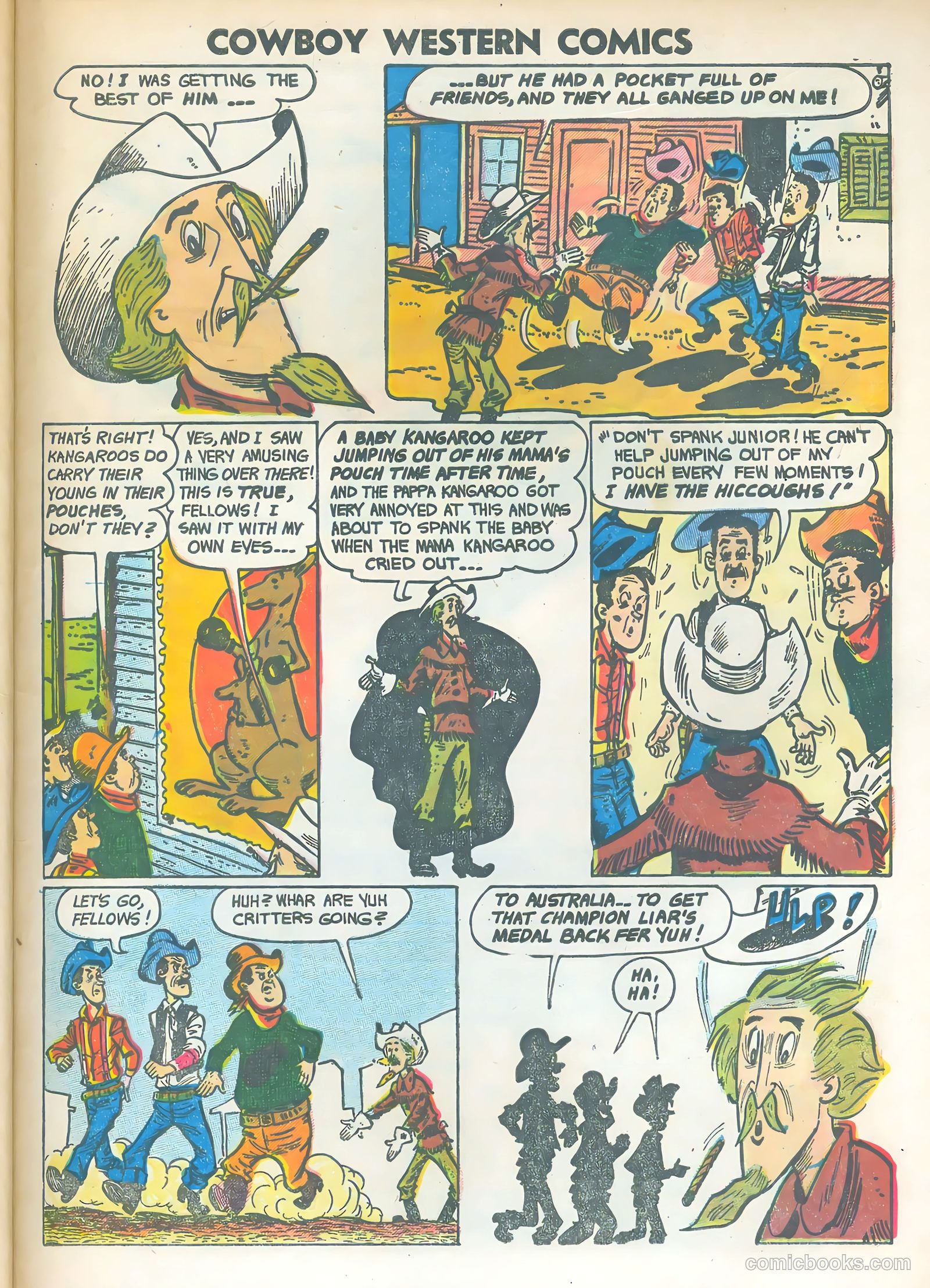 Cowboy Western #48 (1954) — page 33 of 36