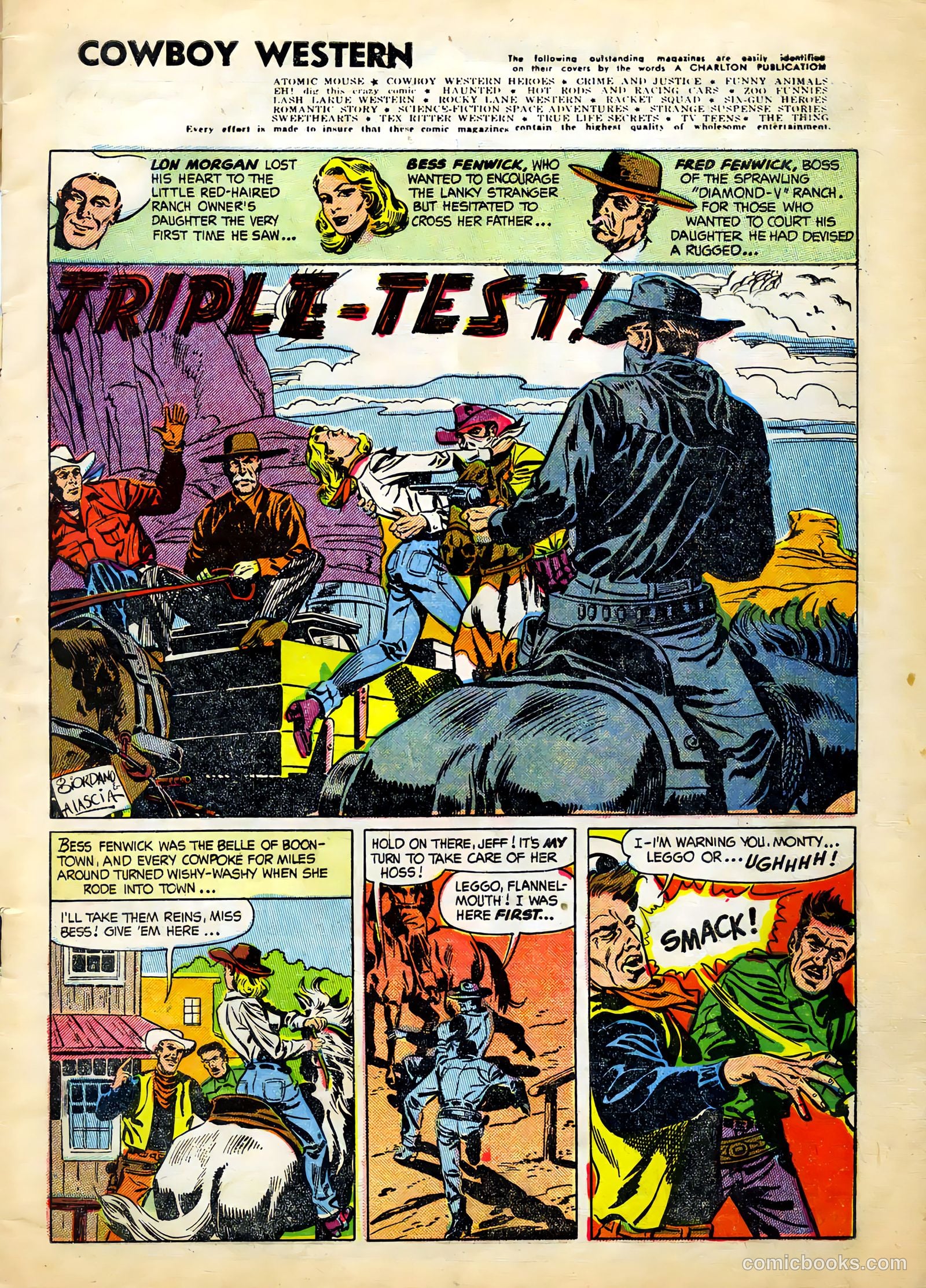 Cowboy Western #49 (1954) — page 3 of 36