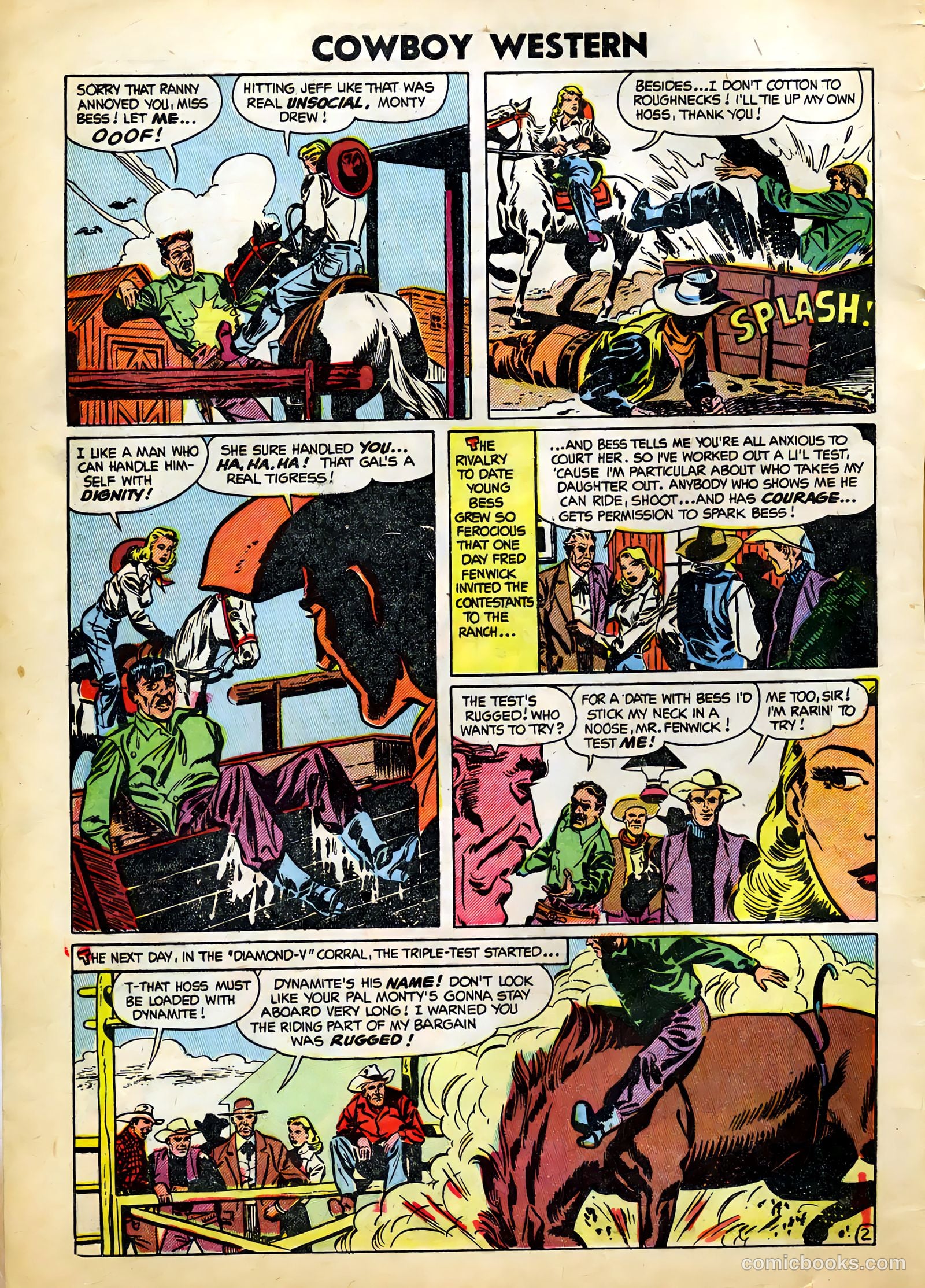 Cowboy Western #49 (1954) — page 4 of 36