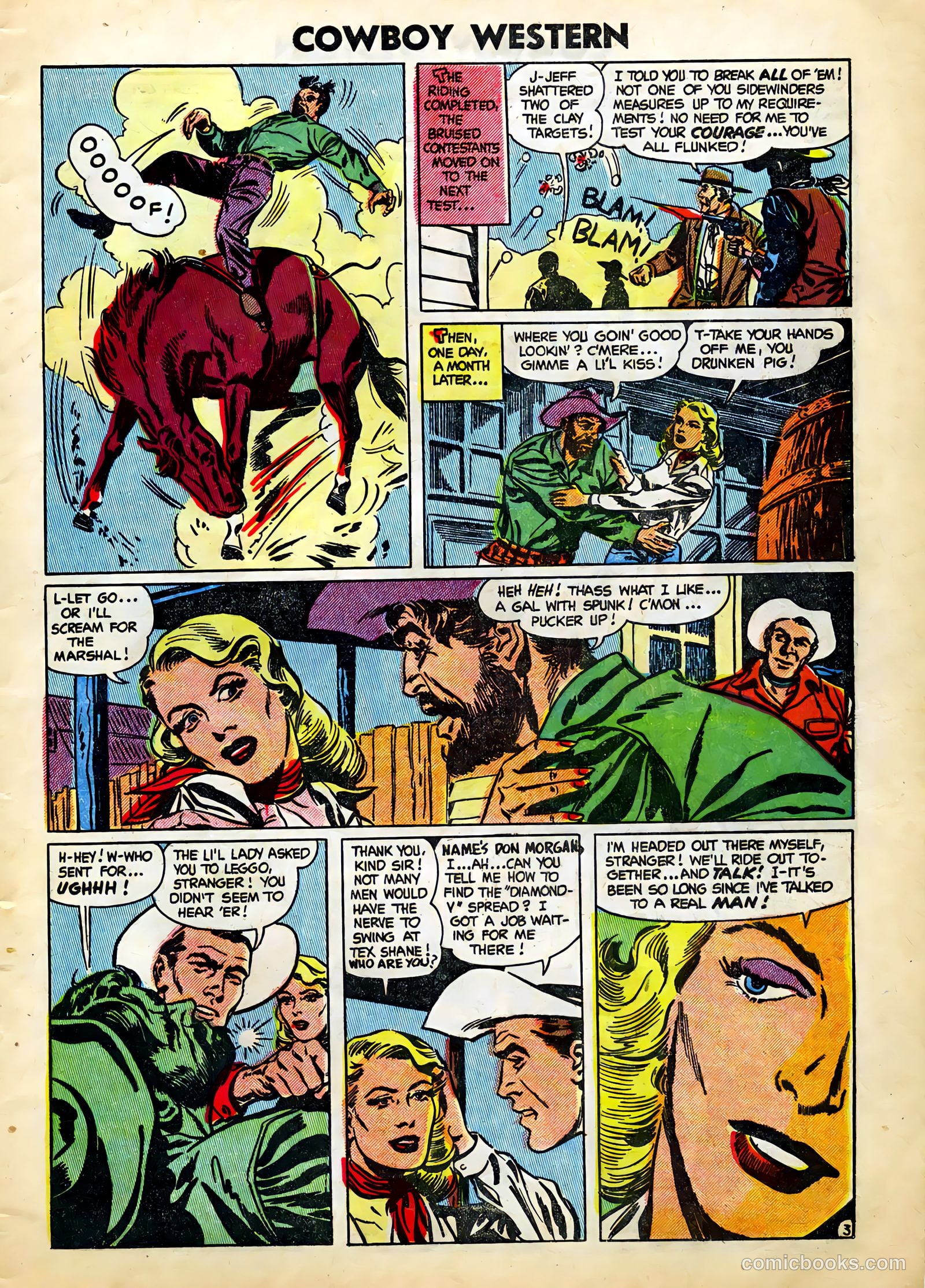 Cowboy Western #49 (1954) — page 5 of 36