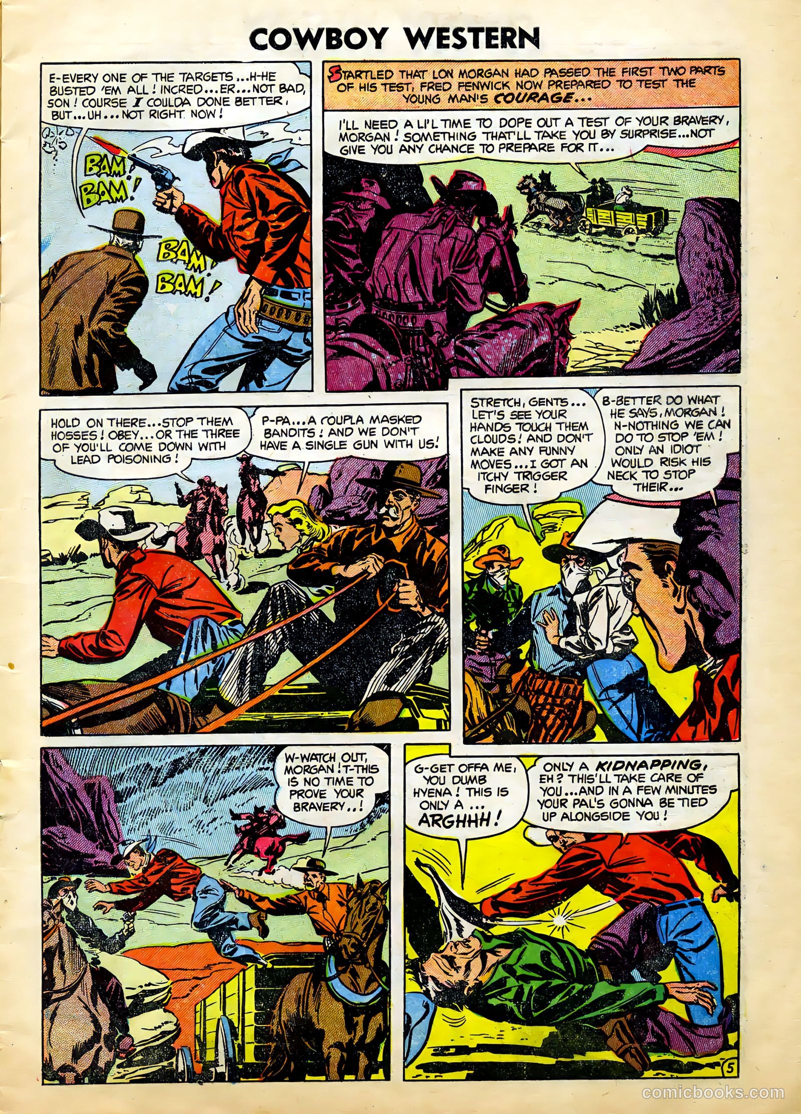 Cowboy Western #49 (1954) — page 7 of 36