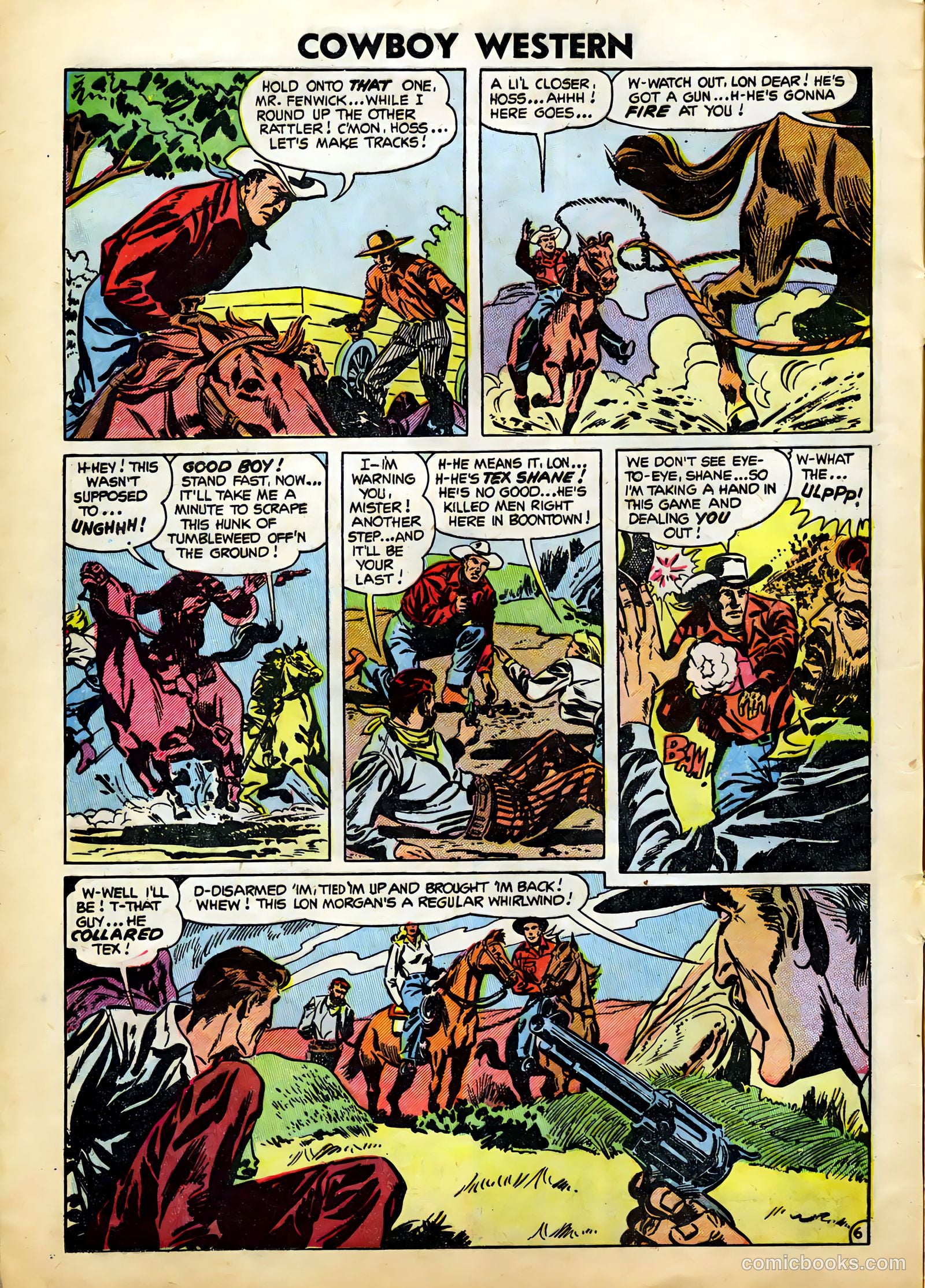Cowboy Western #49 (1954) — page 8 of 36