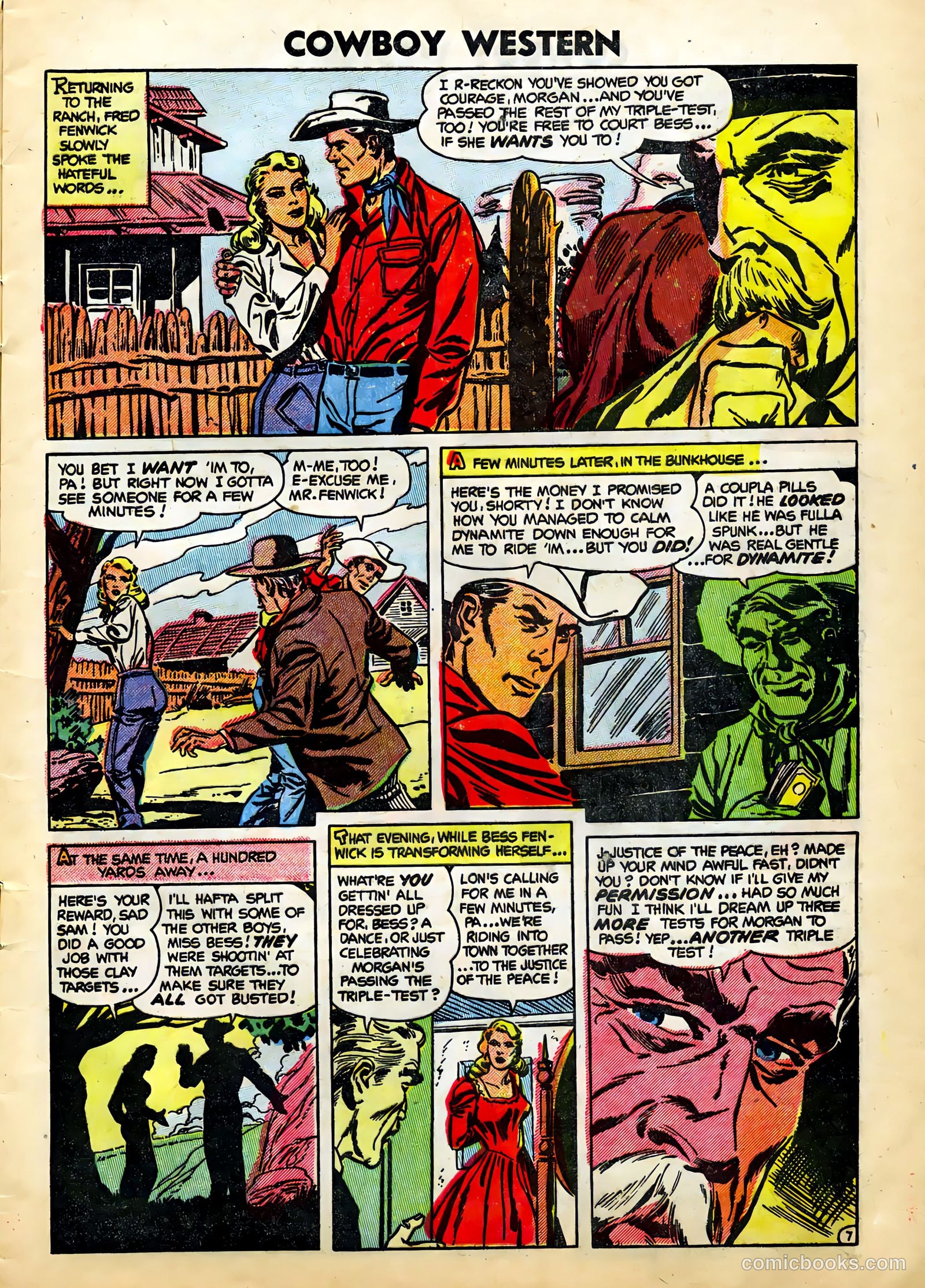 Cowboy Western #49 (1954) — page 9 of 36