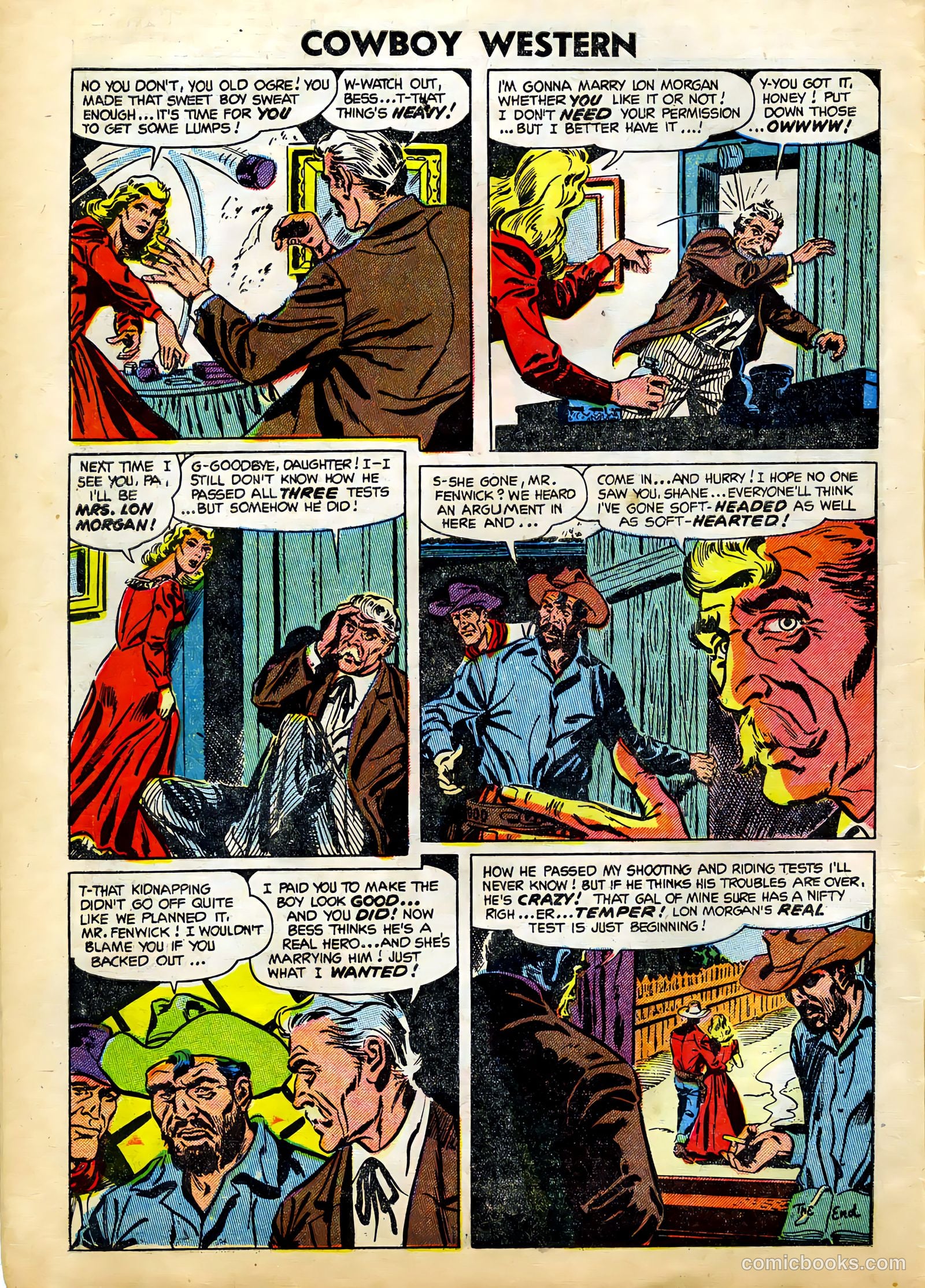 Cowboy Western #49 (1954) — page 10 of 36