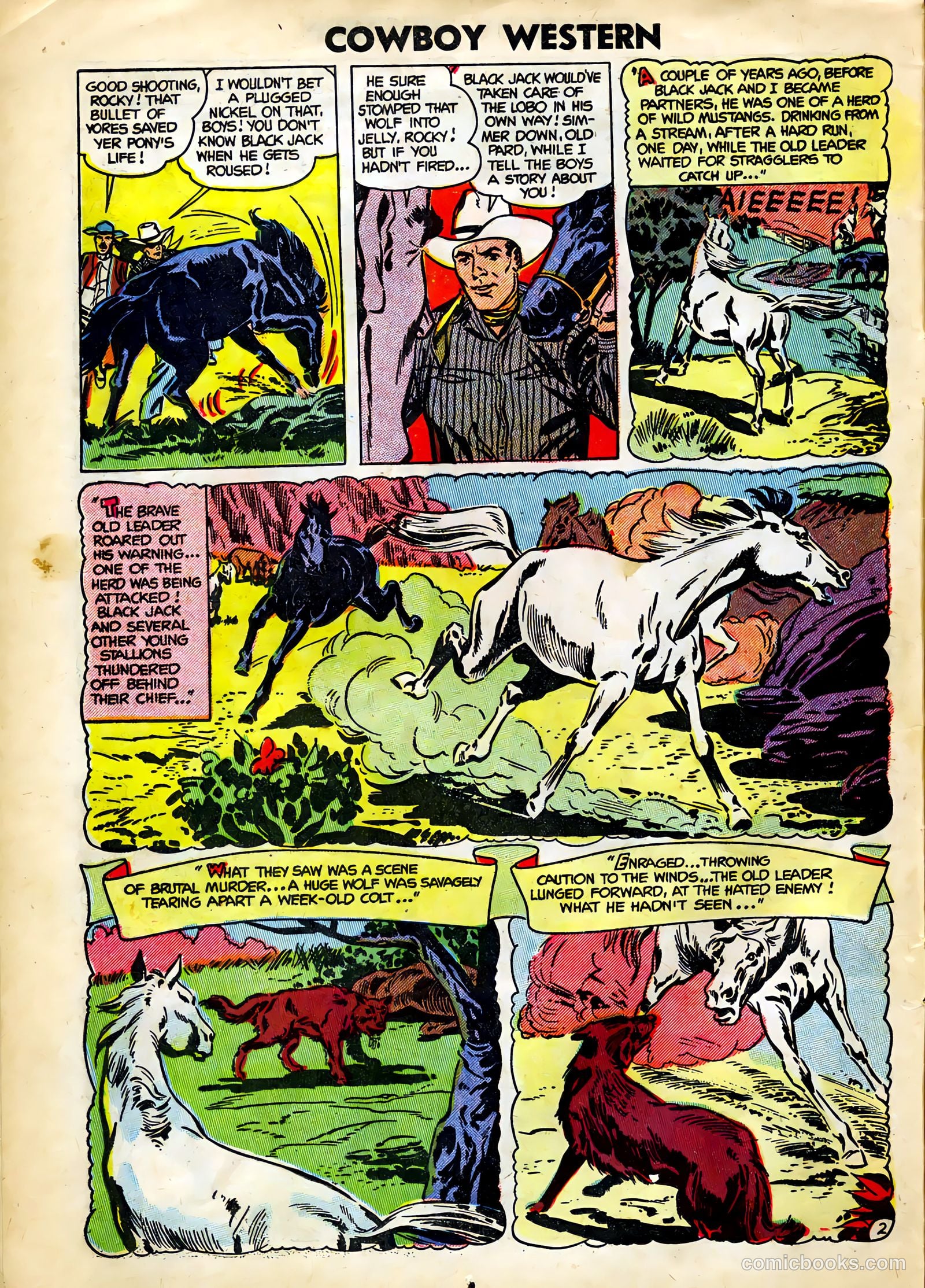 Cowboy Western #49 (1954) — page 12 of 36