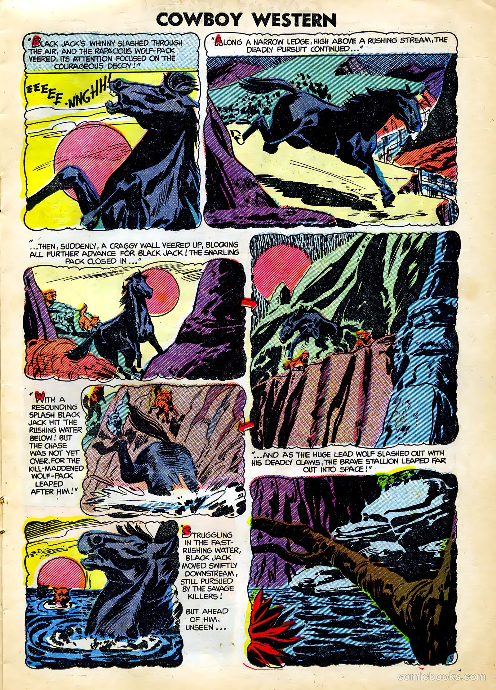 Cowboy Western #49 (1954) — page 15 of 36