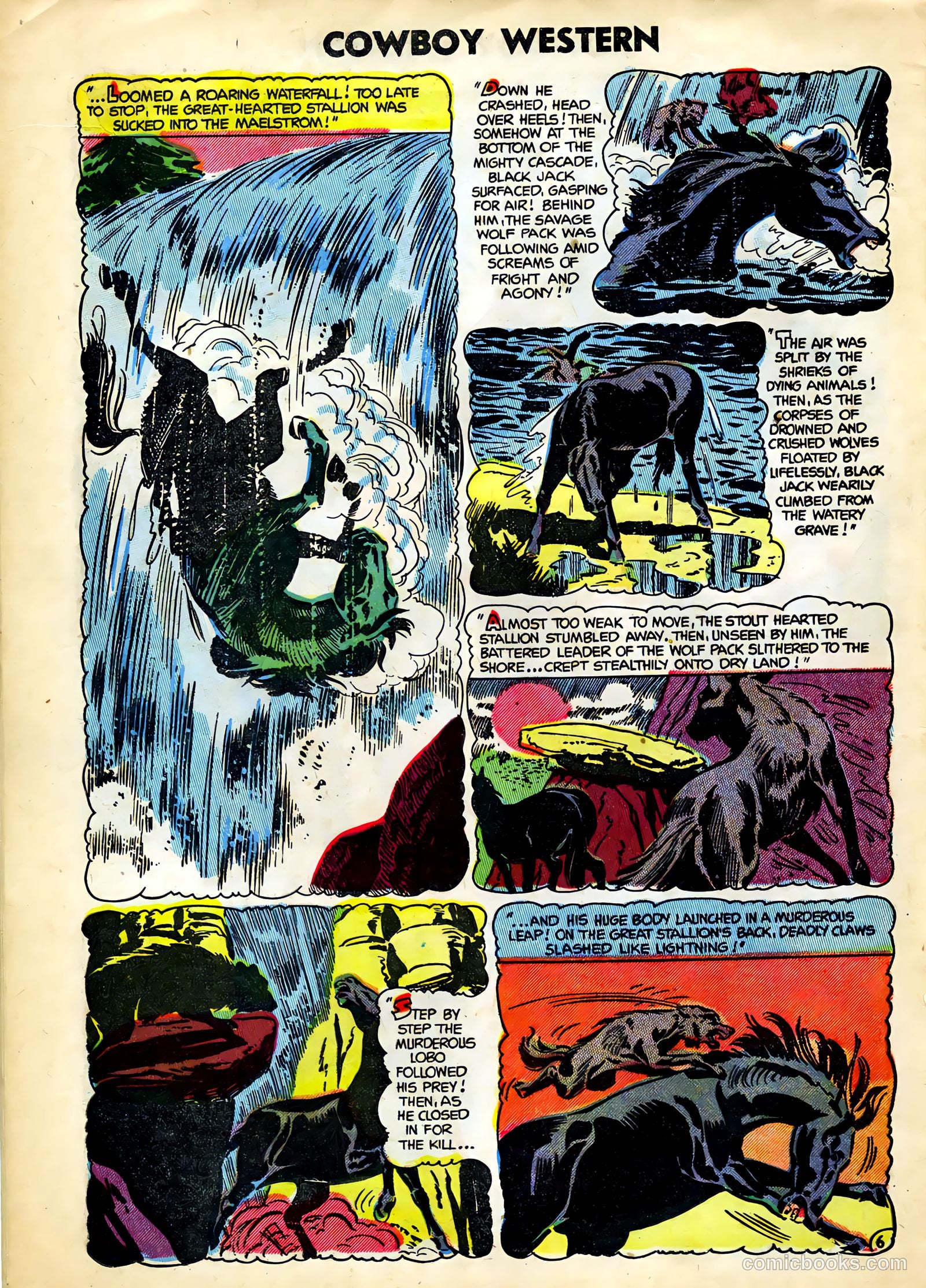 Cowboy Western #49 (1954) — page 16 of 36