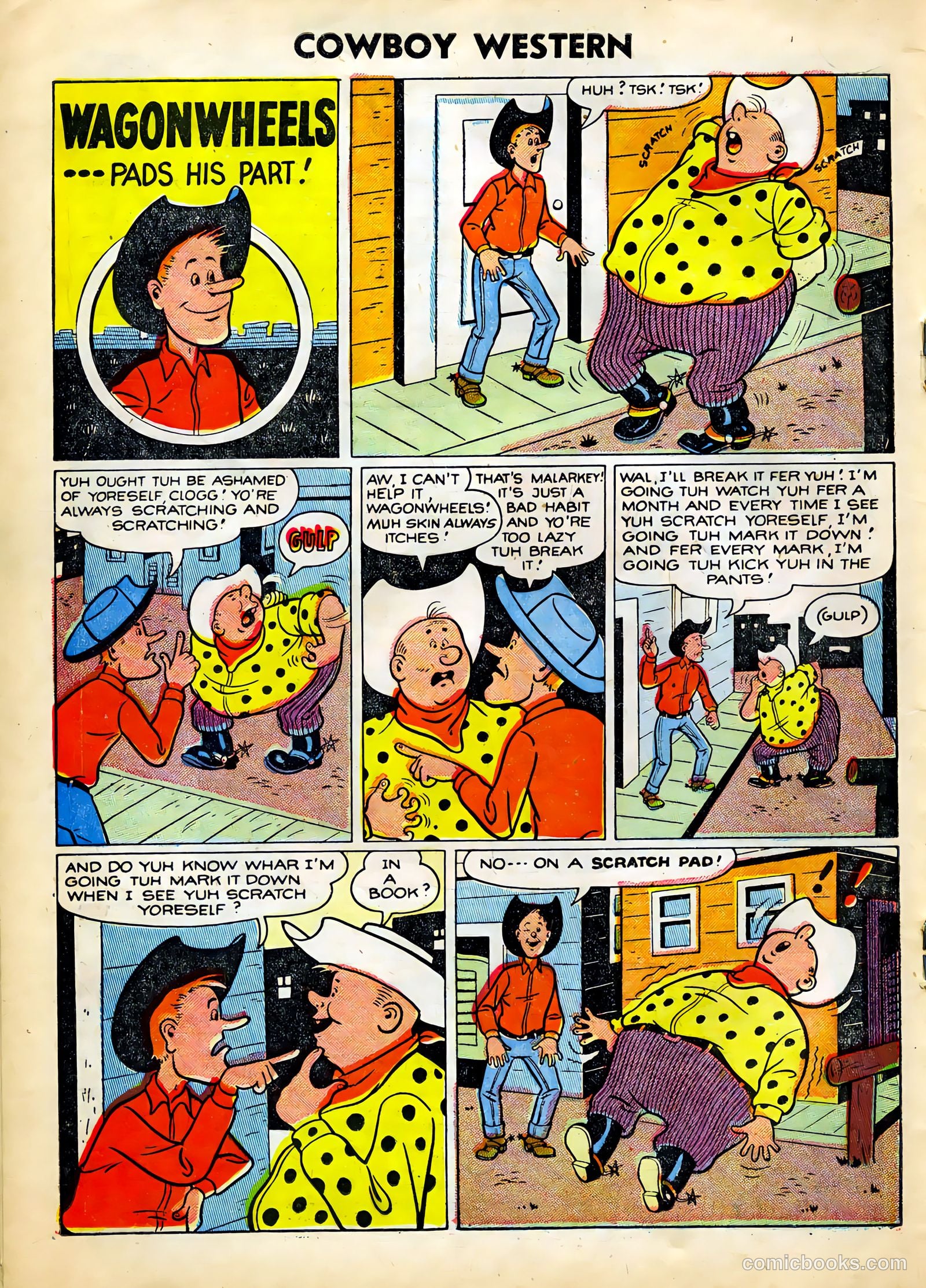 Cowboy Western #49 (1954) — page 18 of 36