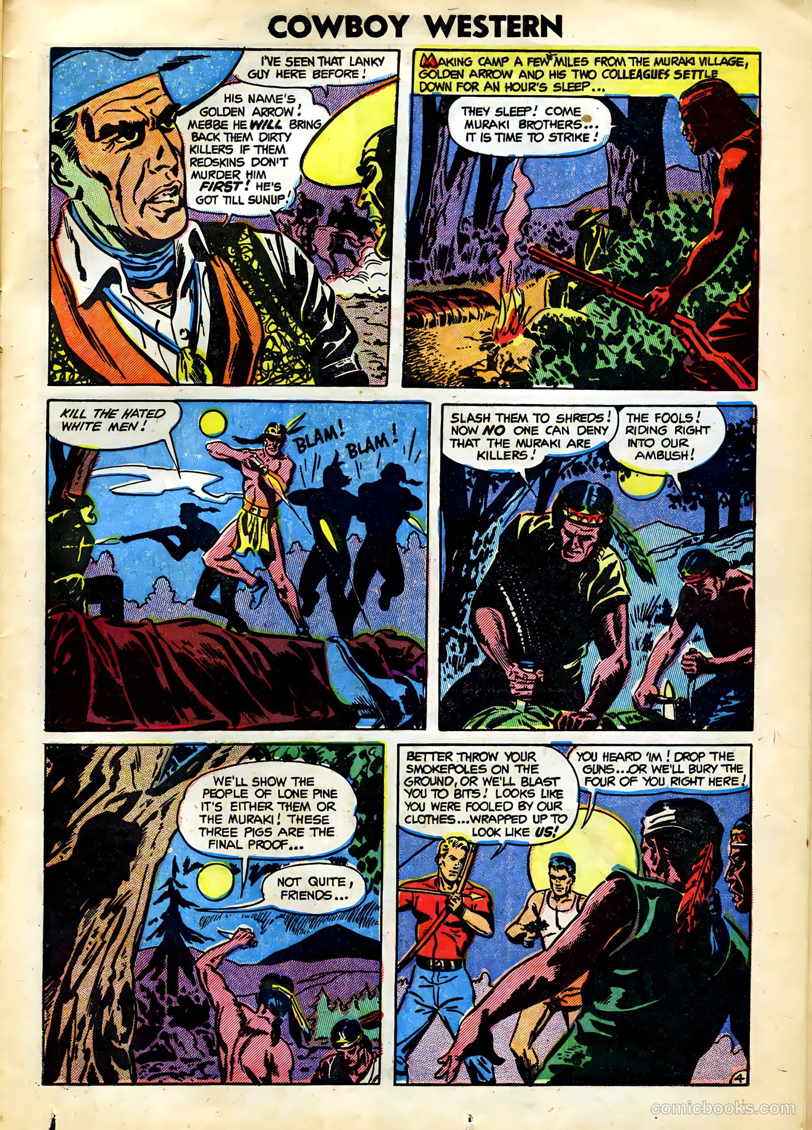 Cowboy Western #49 (1954) — page 25 of 36