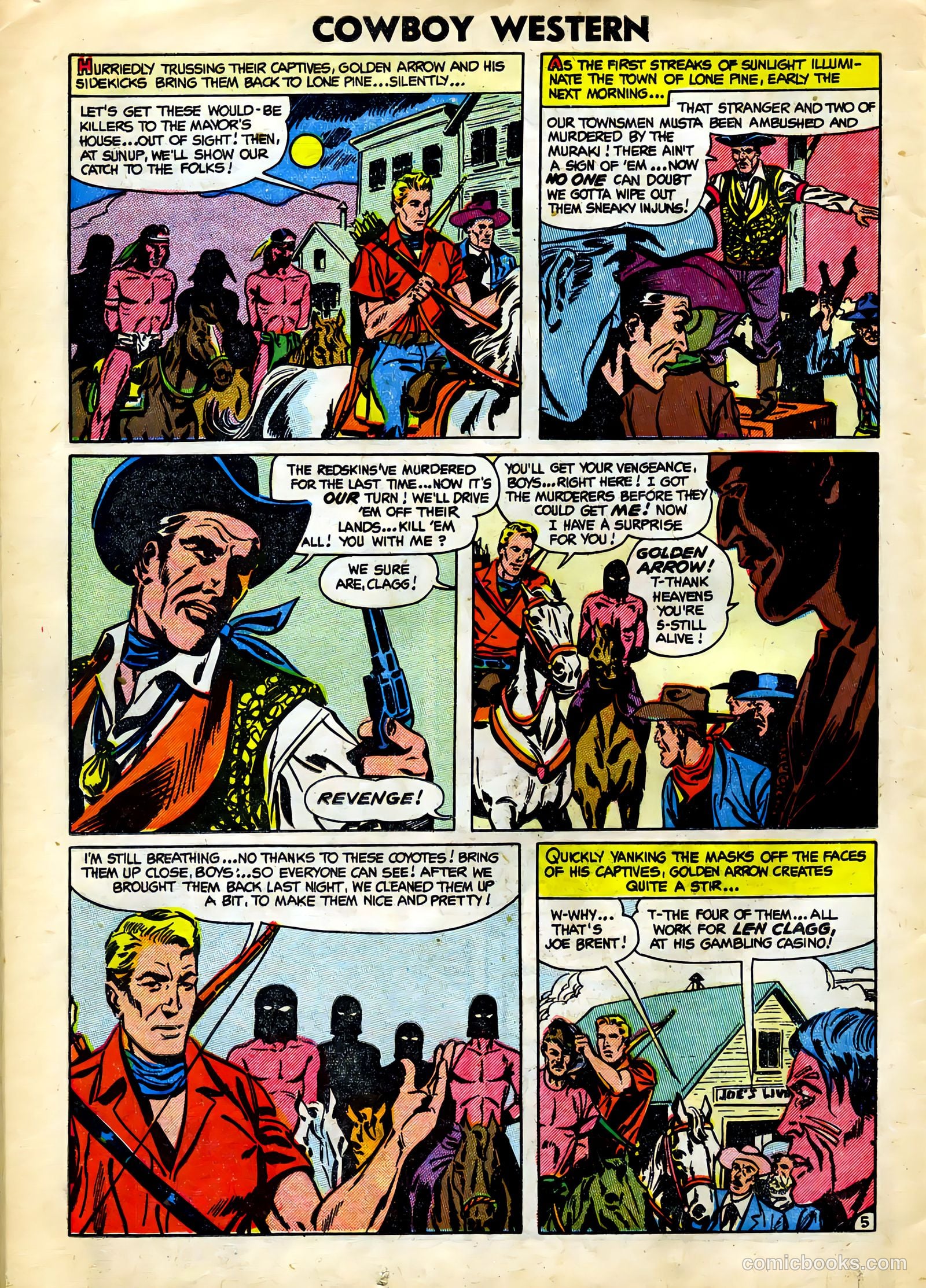 Cowboy Western #49 (1954) — page 26 of 36