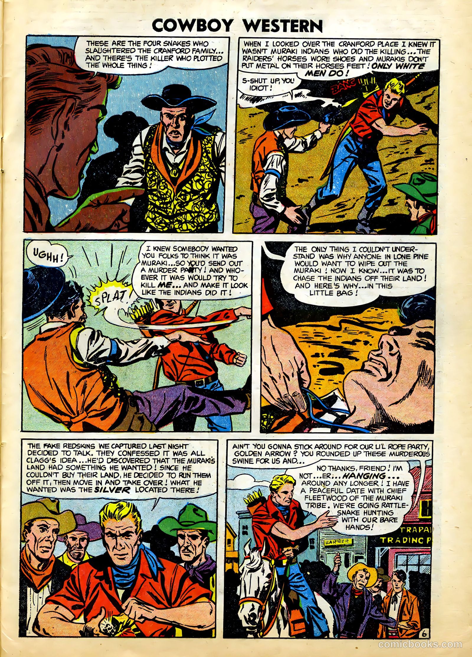 Cowboy Western #49 (1954) — page 27 of 36