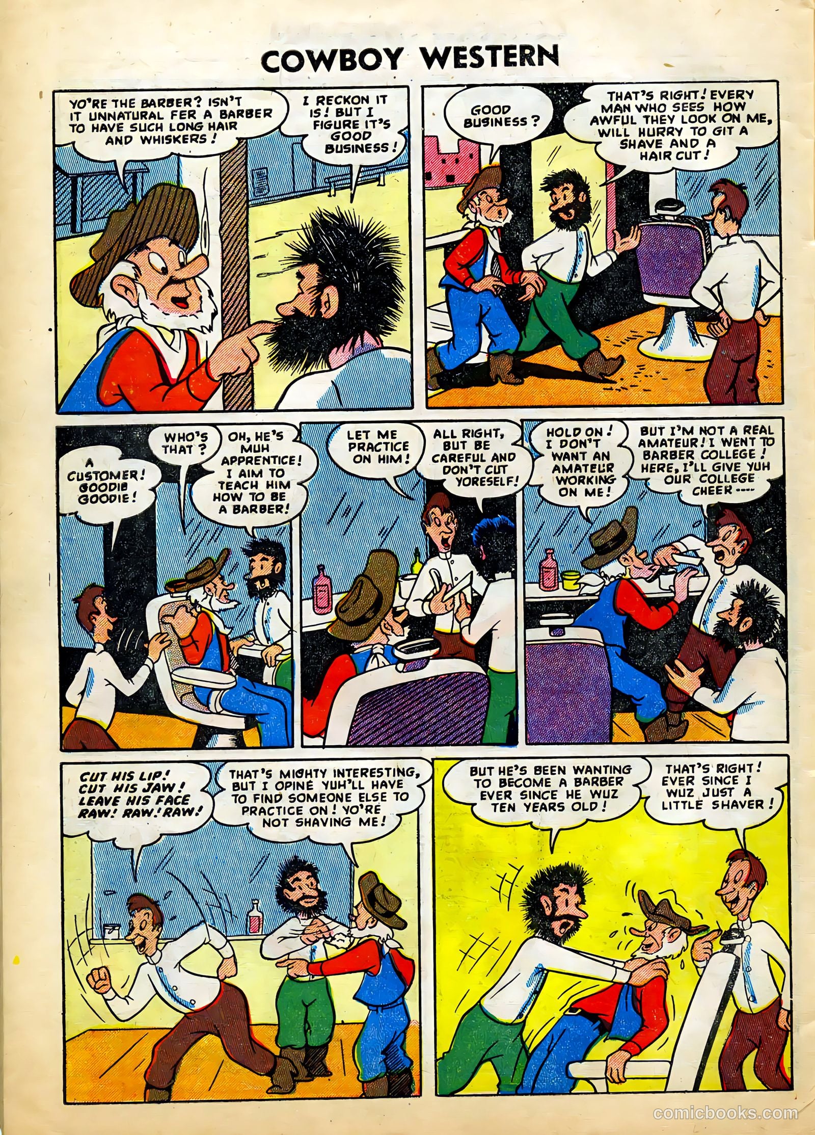 Cowboy Western #49 (1954) — page 30 of 36
