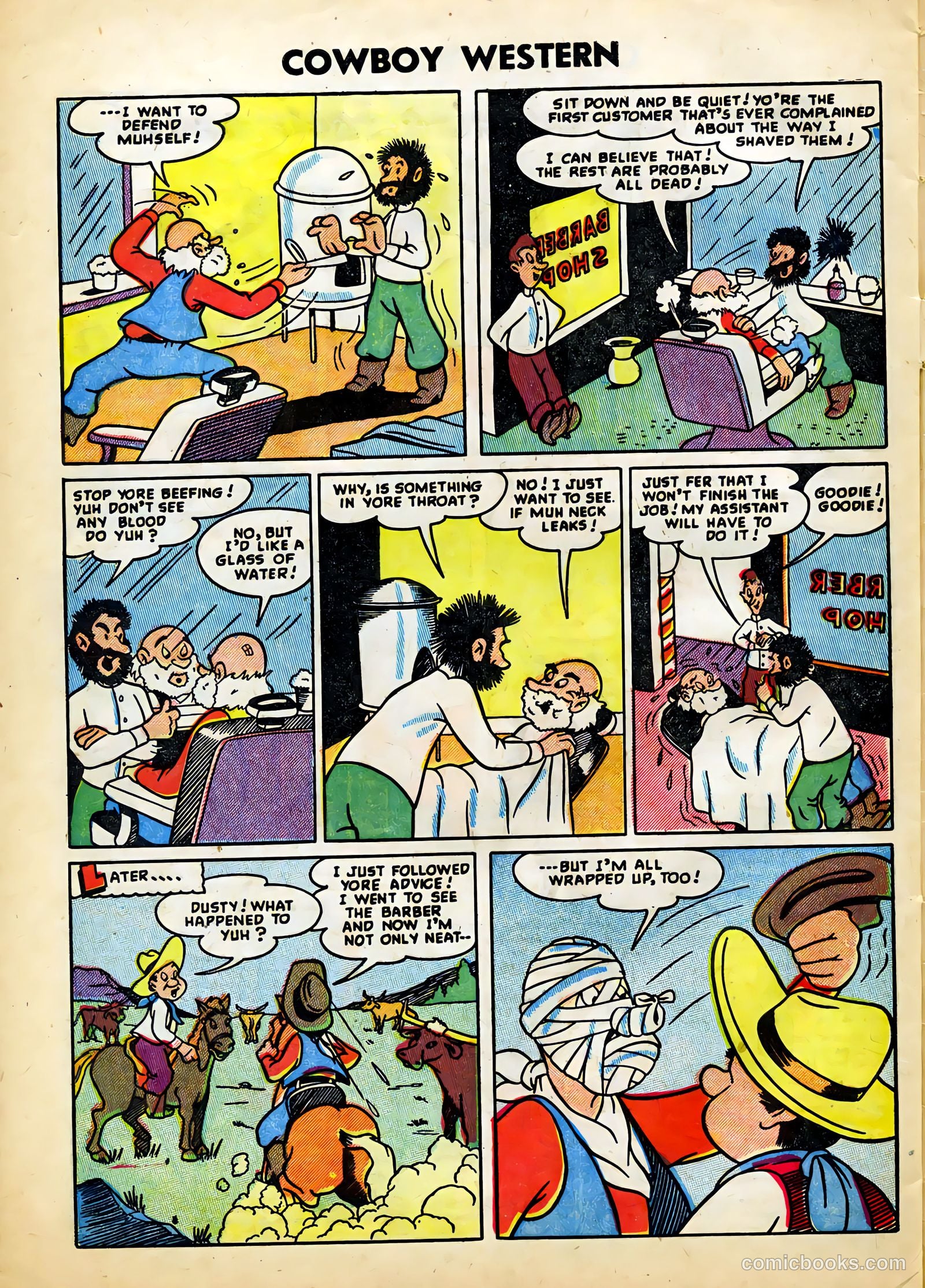Cowboy Western #49 (1954) — page 32 of 36