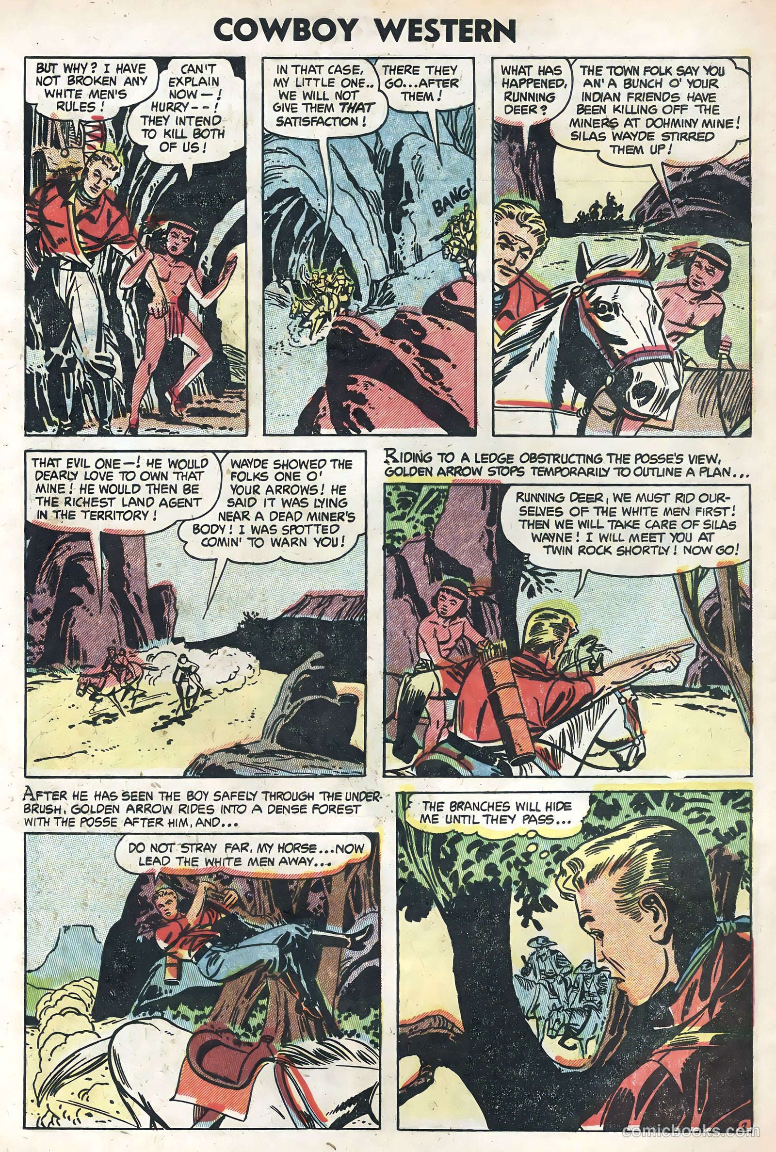 Cowboy Western #50 (1954) — page 4 of 36