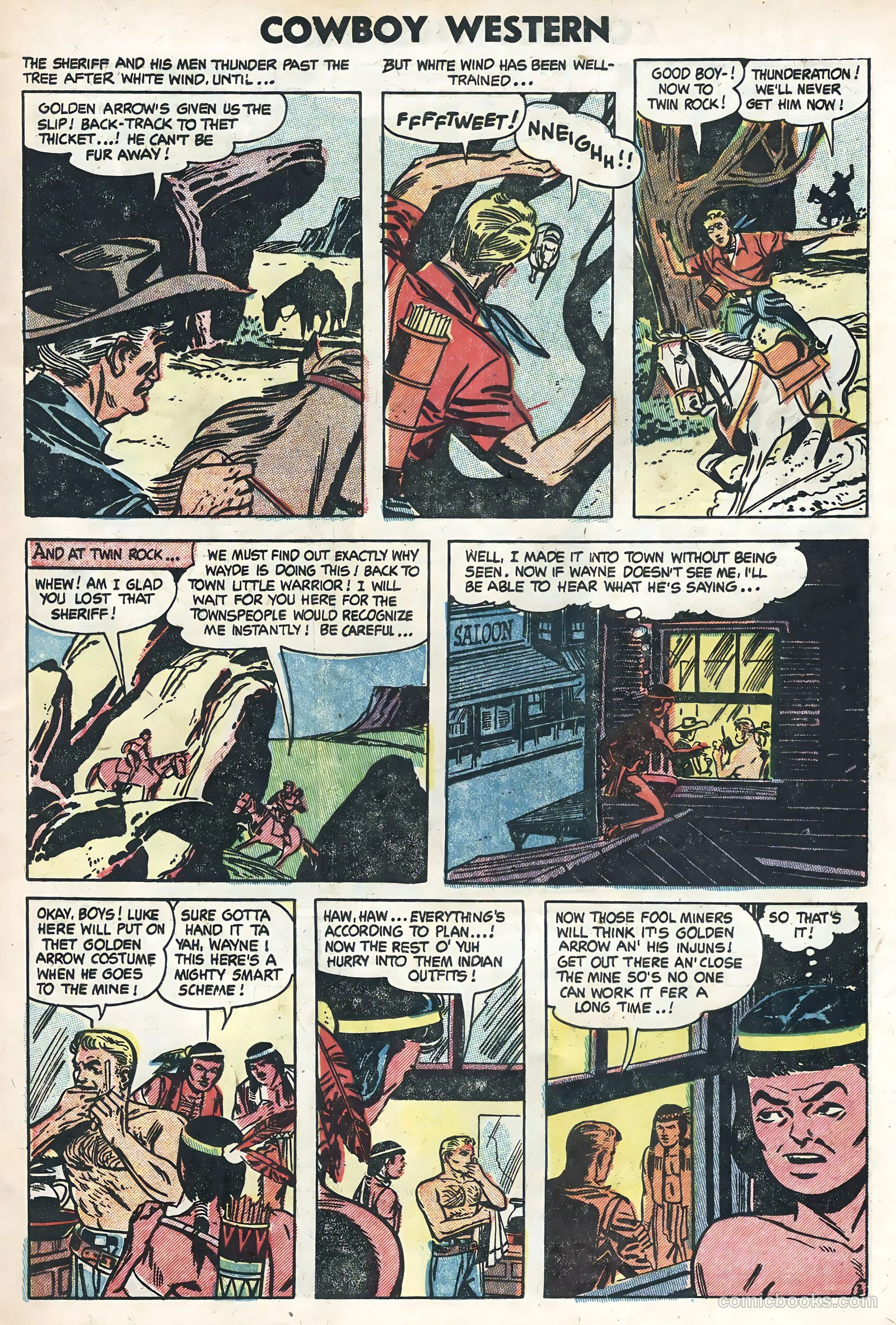 Cowboy Western #50 (1954) — page 5 of 36