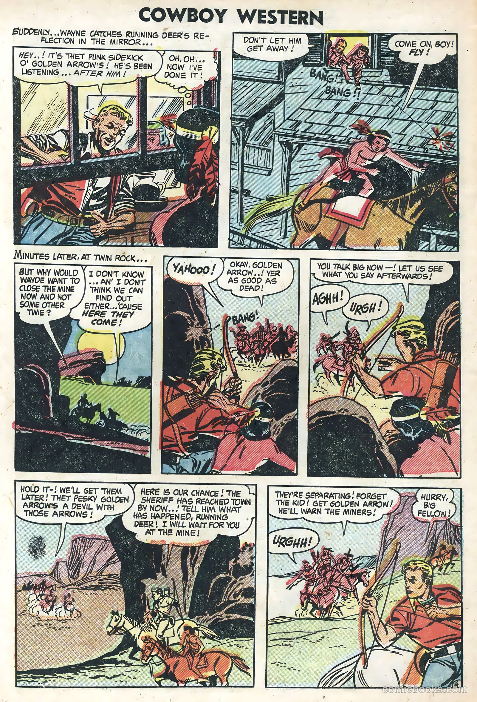 Cowboy Western #50 (1954) — page 6 of 36