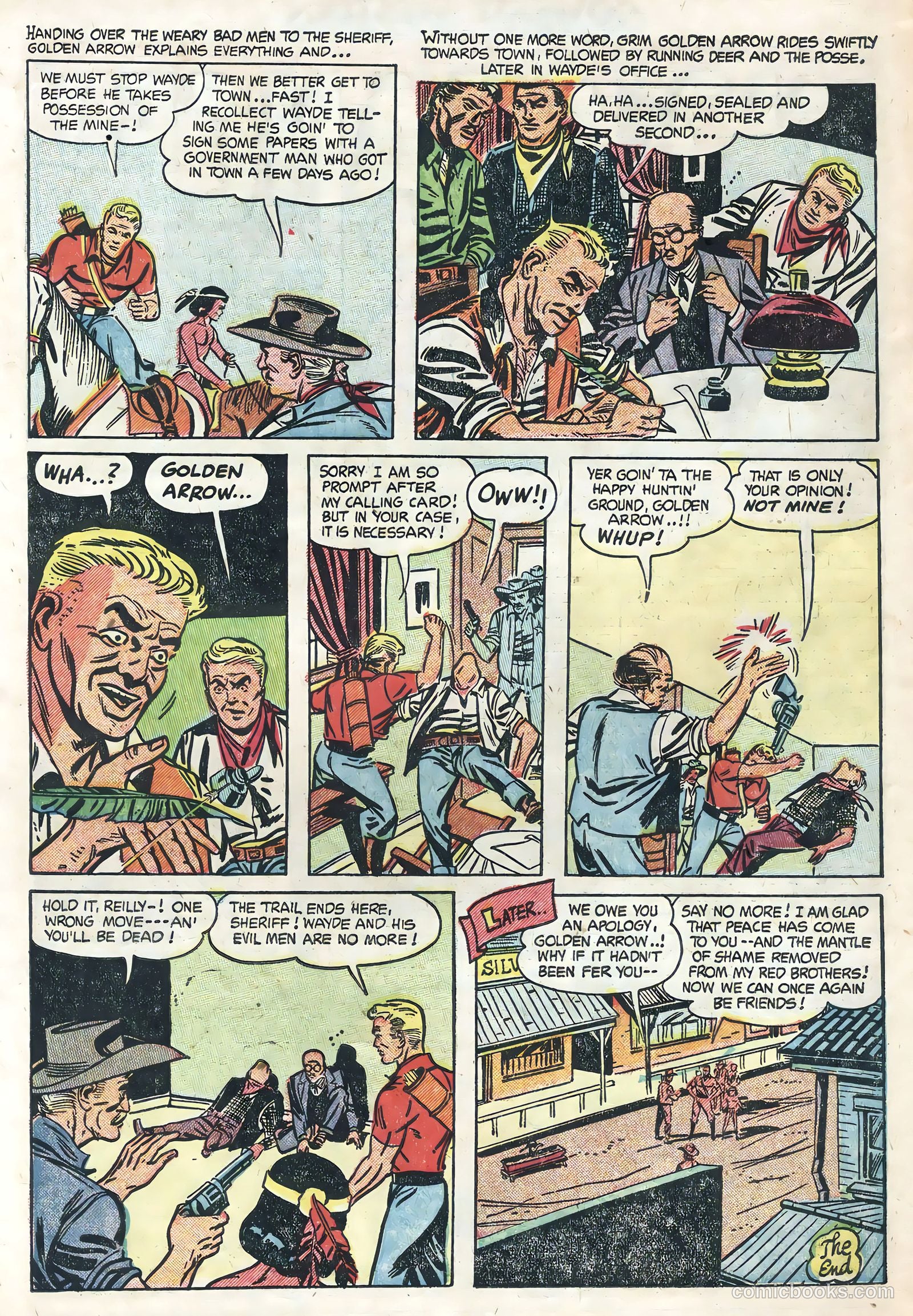 Cowboy Western #50 (1954) — page 10 of 36