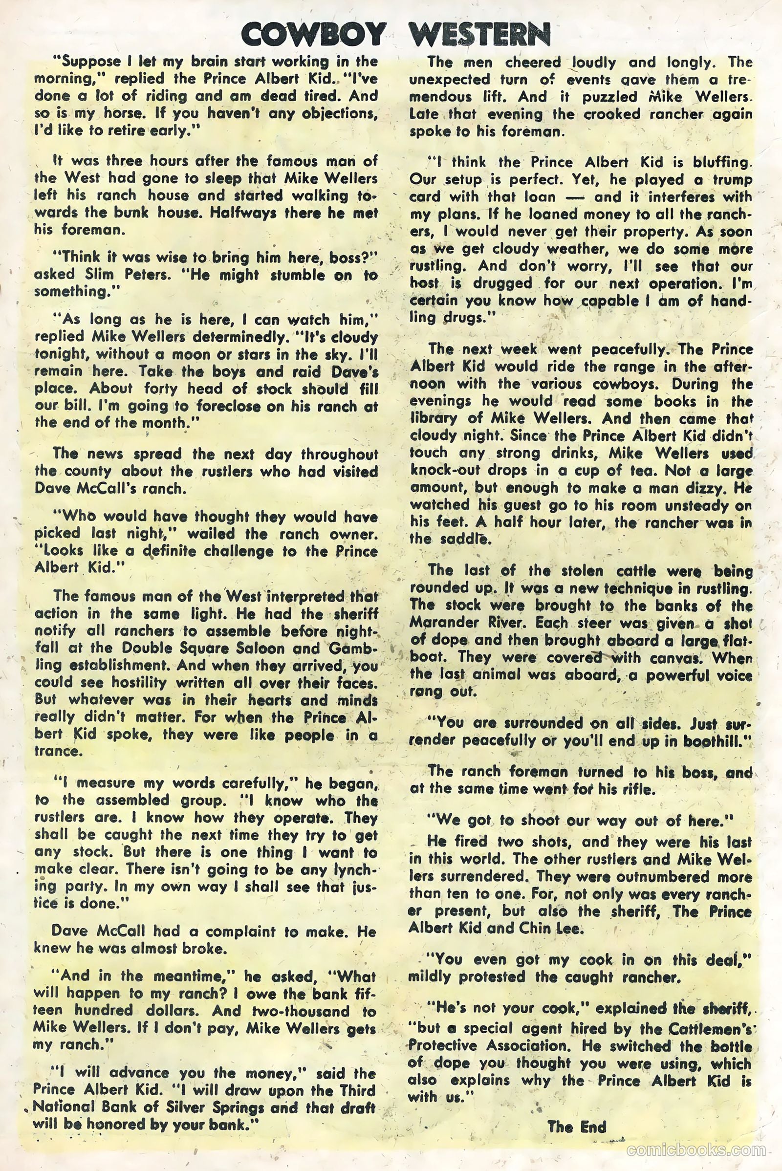 Cowboy Western #50 (1954) — page 17 of 36