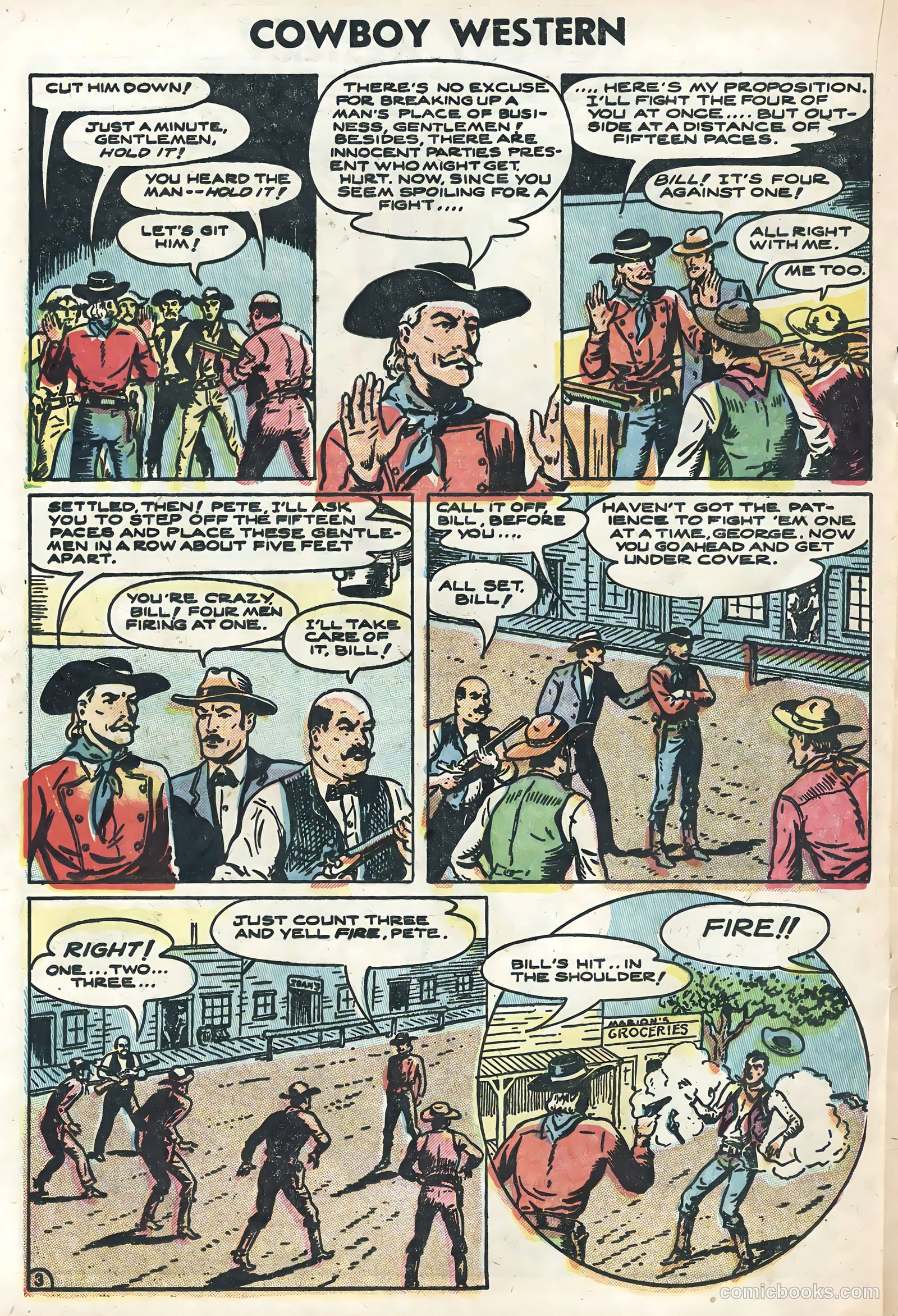 Cowboy Western #50 (1954) — page 20 of 36