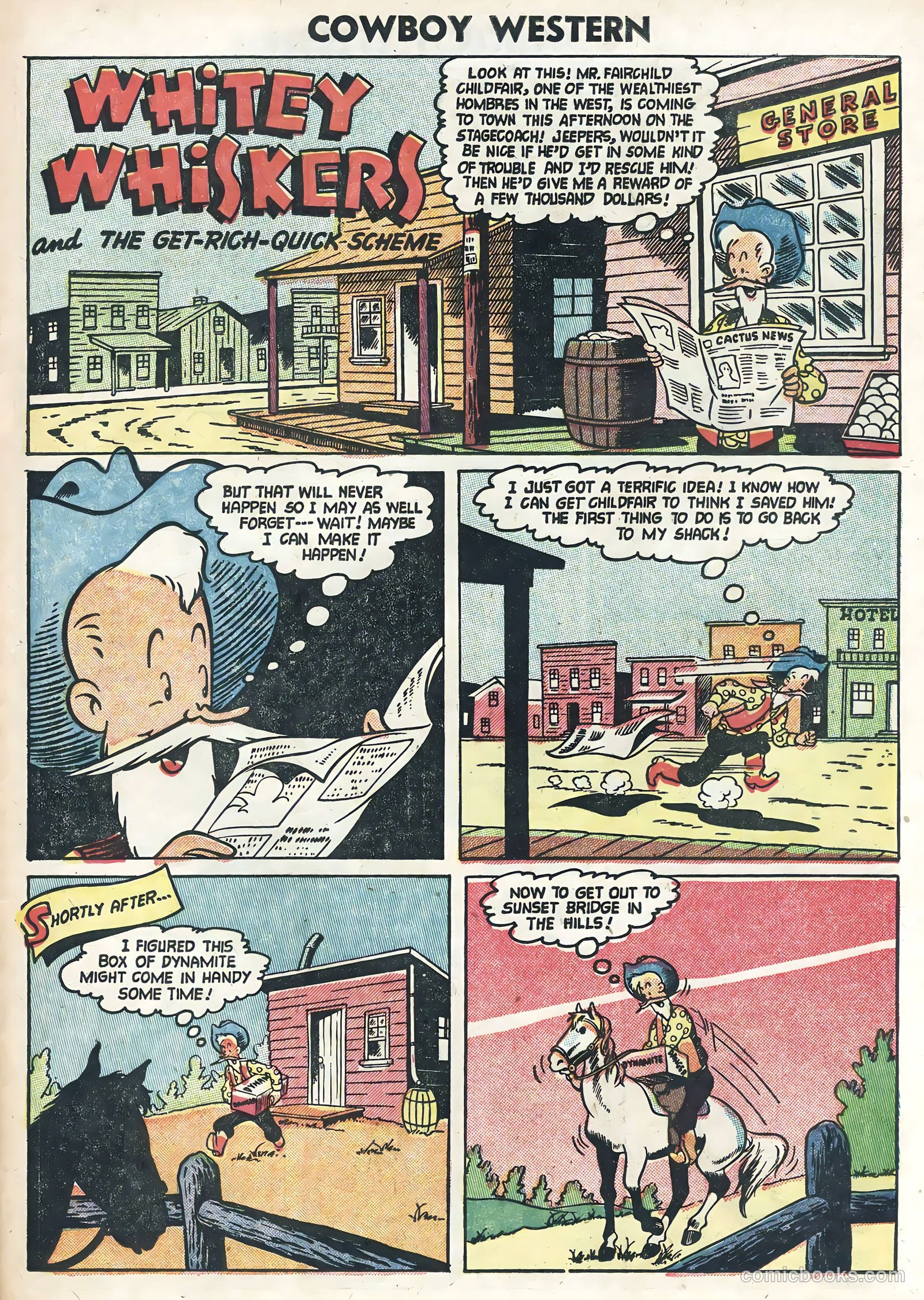 Cowboy Western #50 (1954) — page 25 of 36