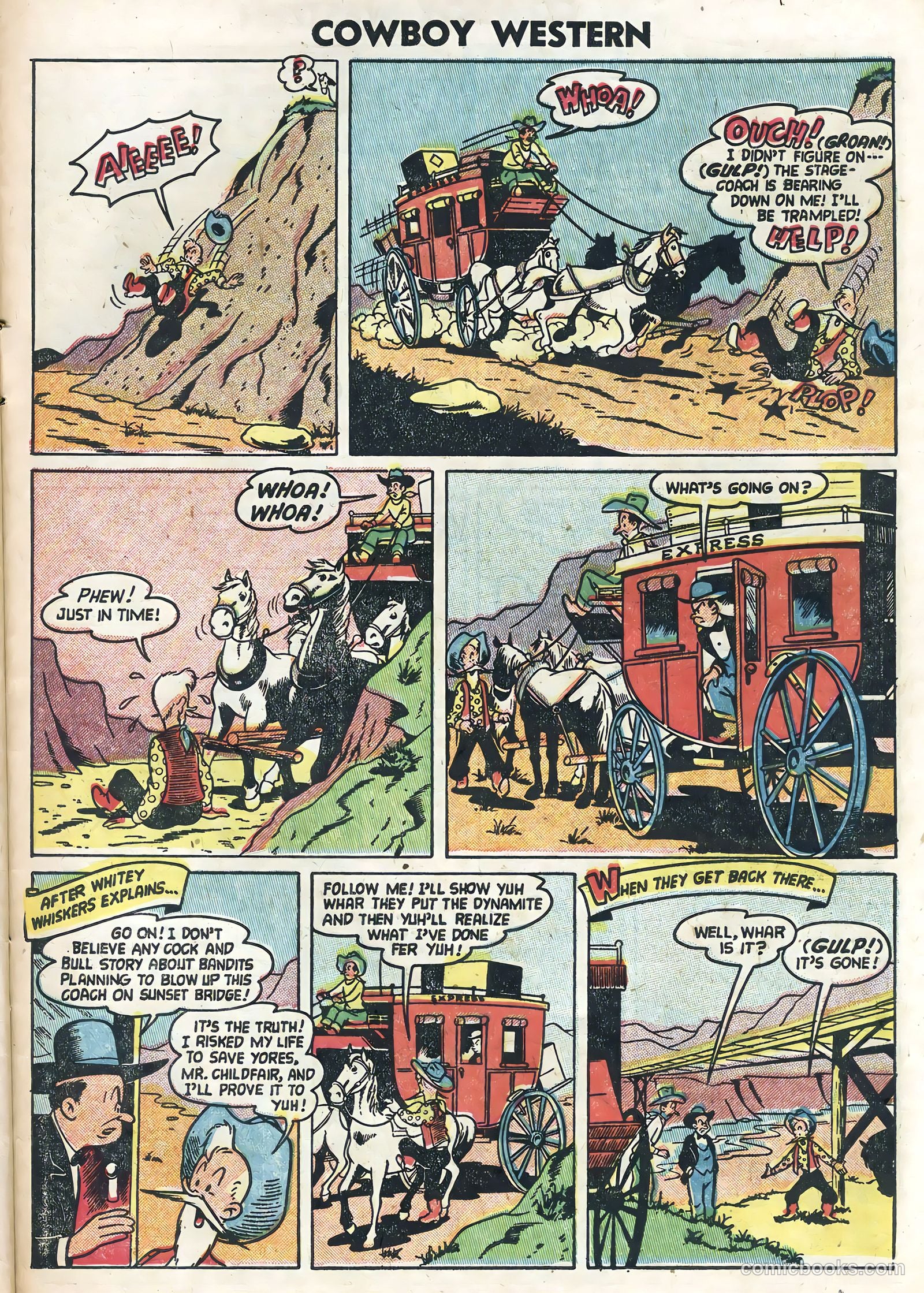 Cowboy Western #50 (1954) — page 27 of 36