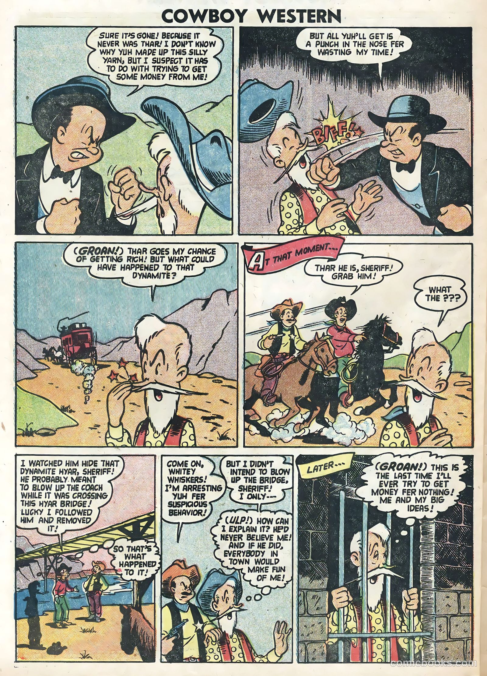 Cowboy Western #50 (1954) — page 28 of 36