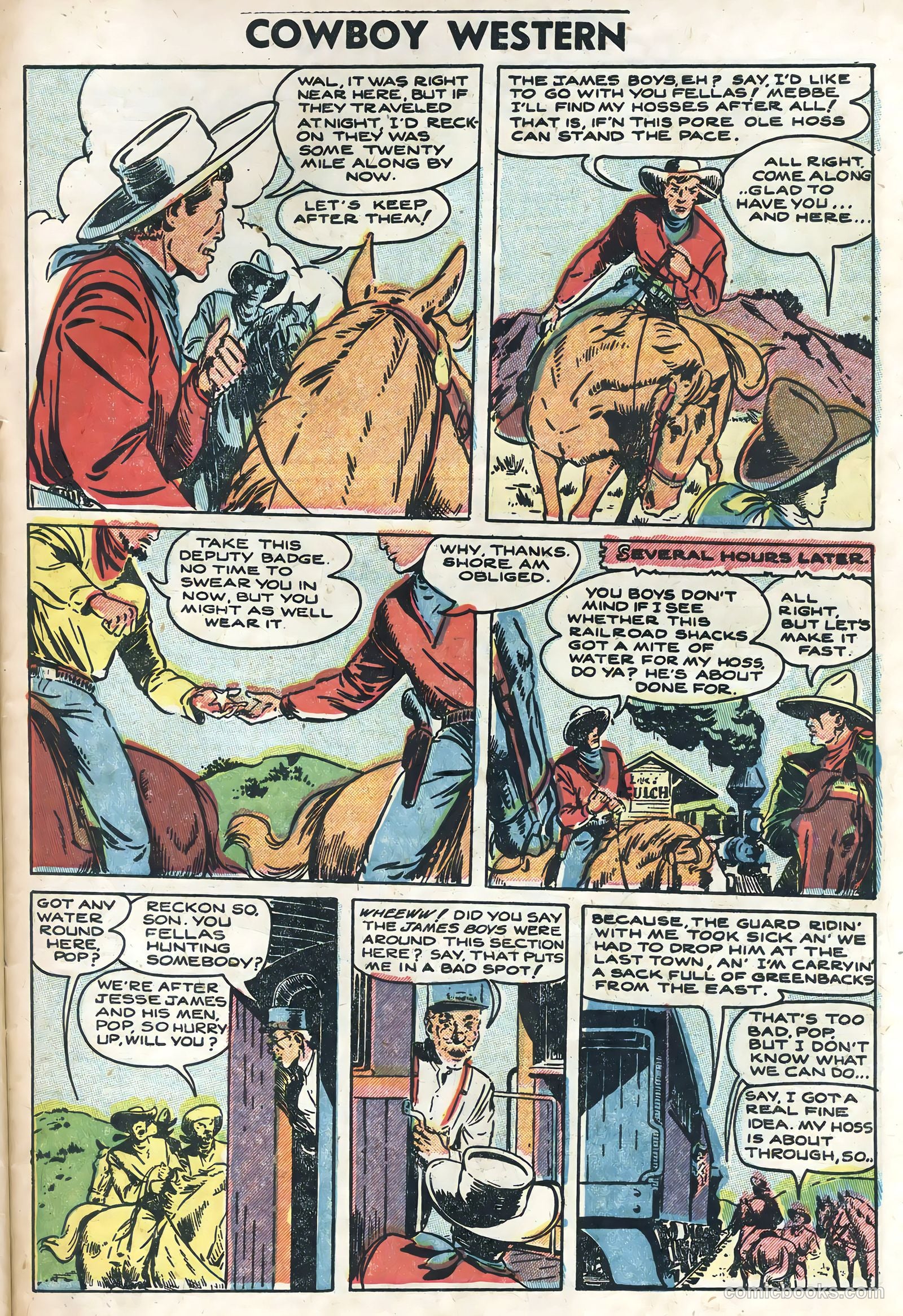 Cowboy Western #50 (1954) — page 31 of 36
