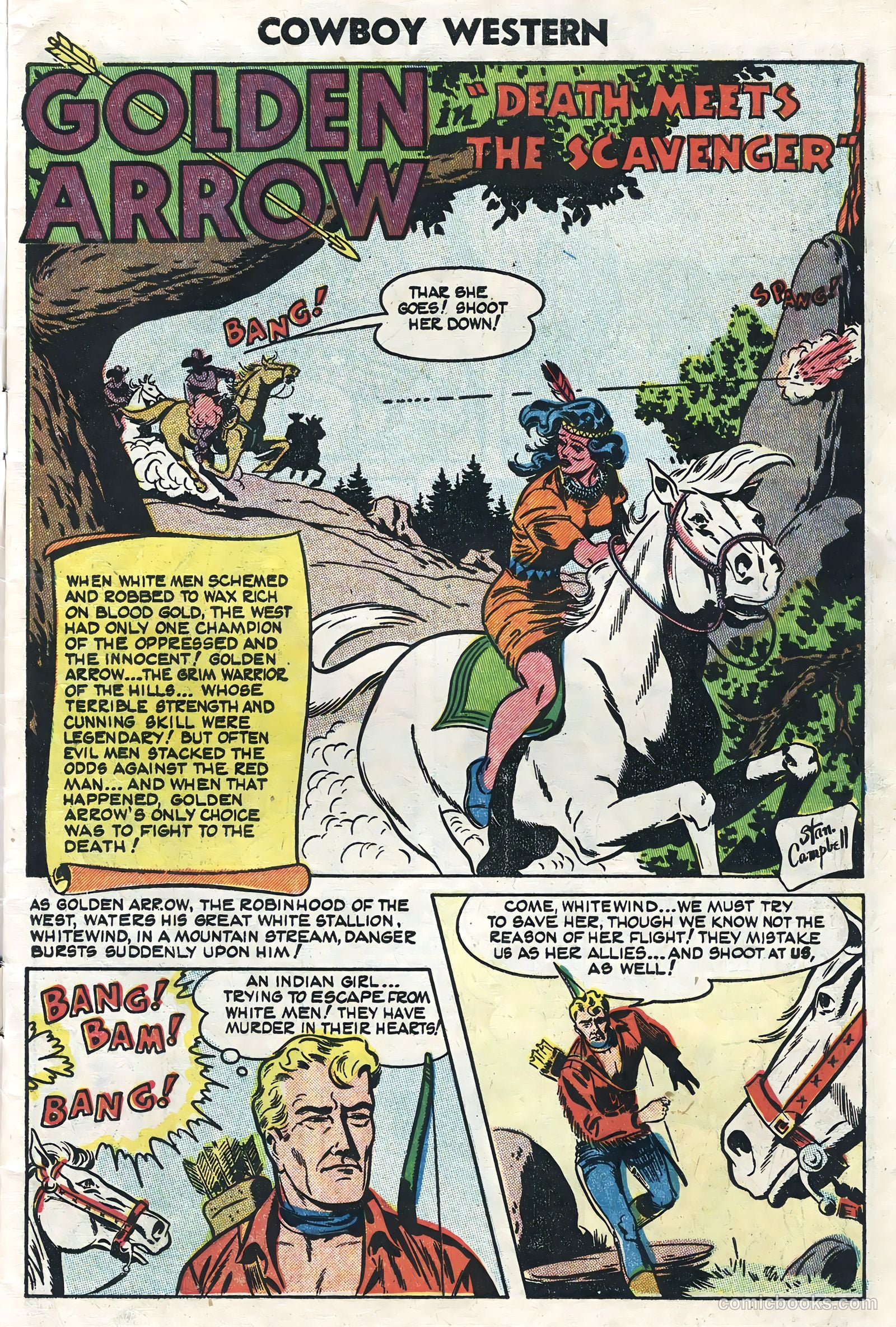 Cowboy Western #51 (1954) — page 3 of 36