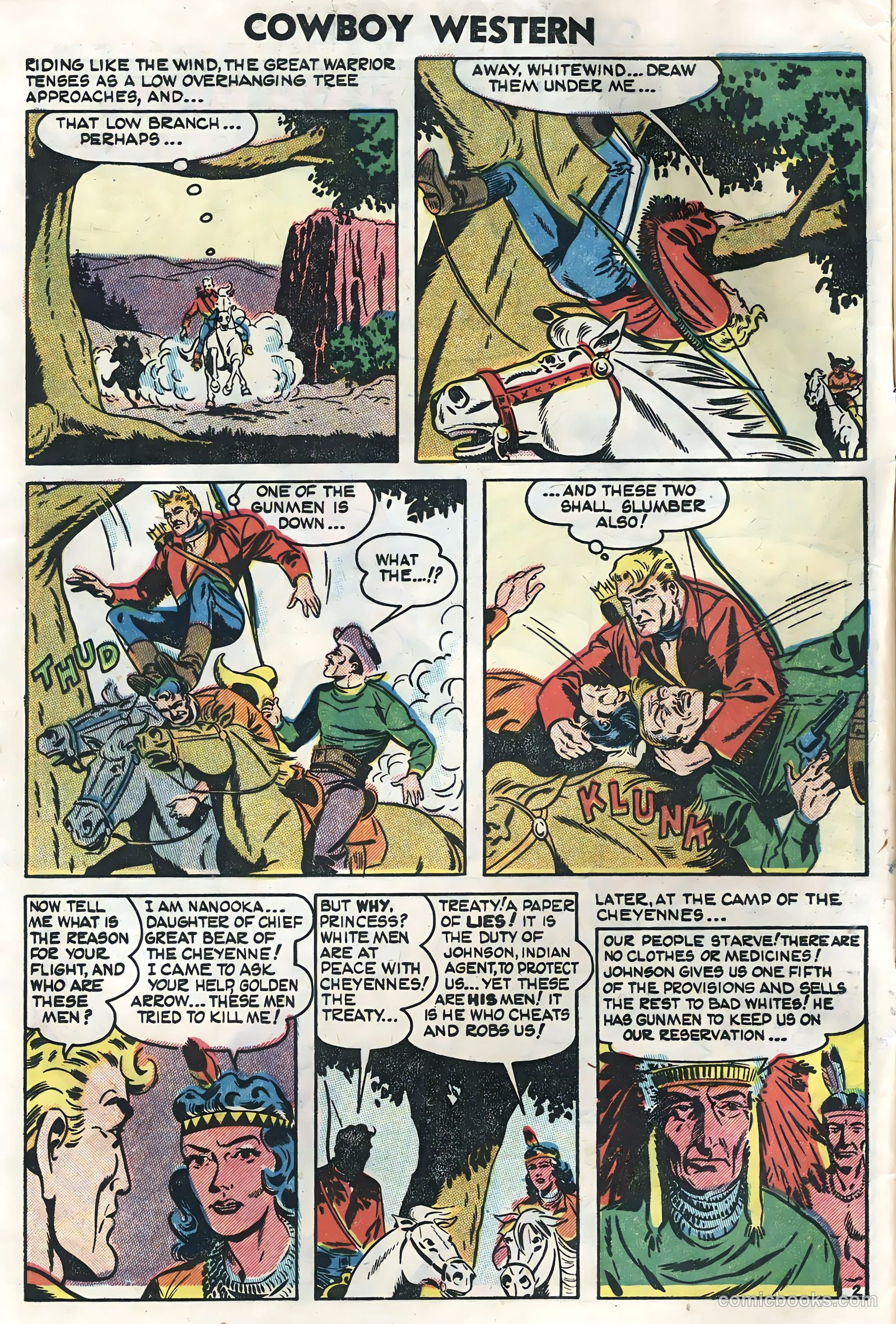 Cowboy Western #51 (1954) — page 4 of 36