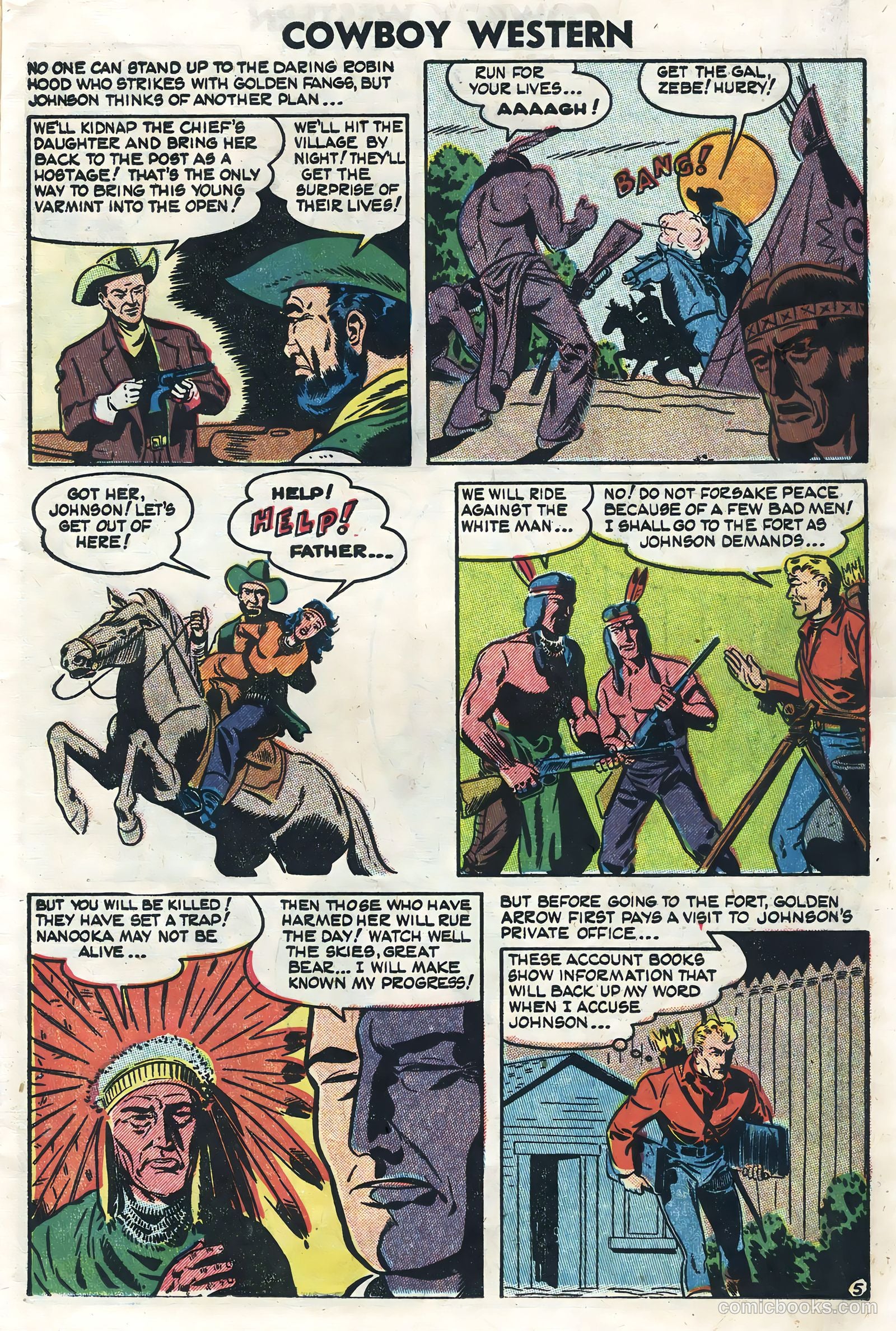 Cowboy Western #51 (1954) — page 7 of 36