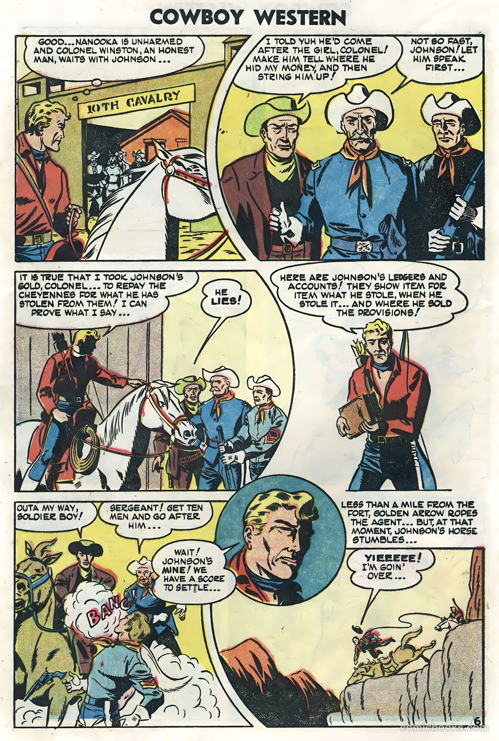 Cowboy Western #51 (1954) — page 8 of 36