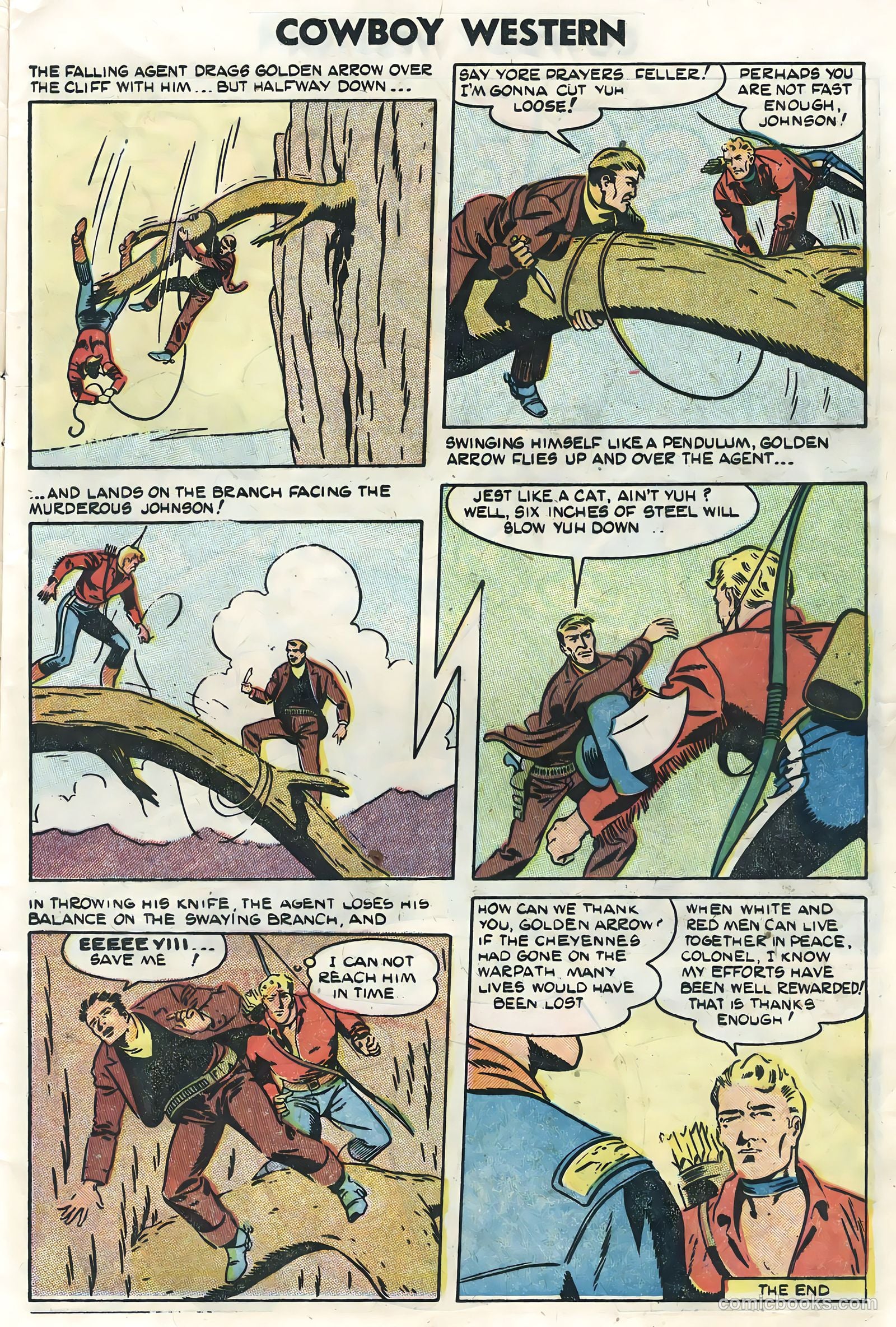 Cowboy Western #51 (1954) — page 9 of 36