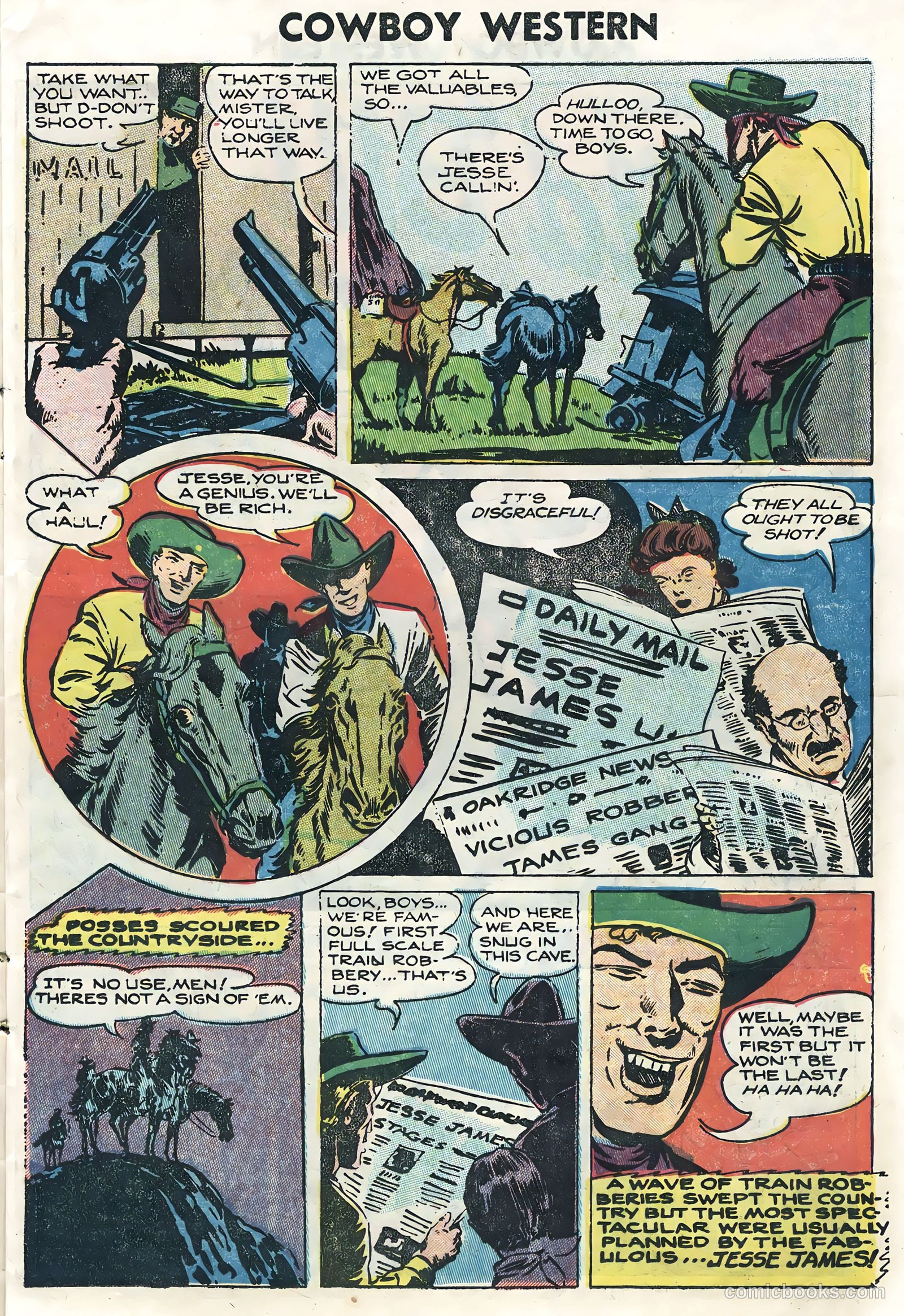 Cowboy Western #51 (1954) — page 13 of 36