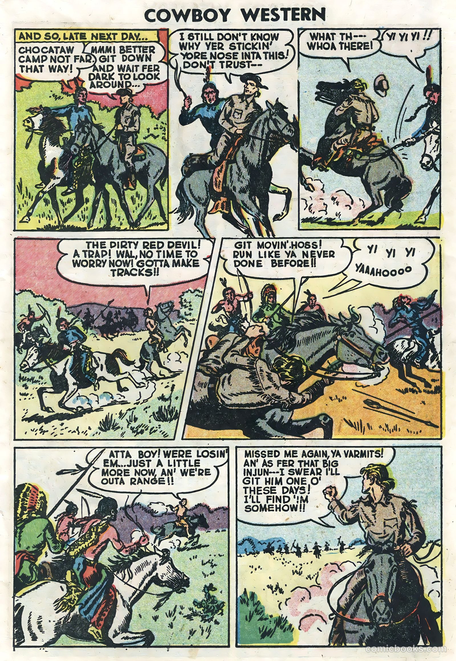 Cowboy Western #51 (1954) — page 15 of 36