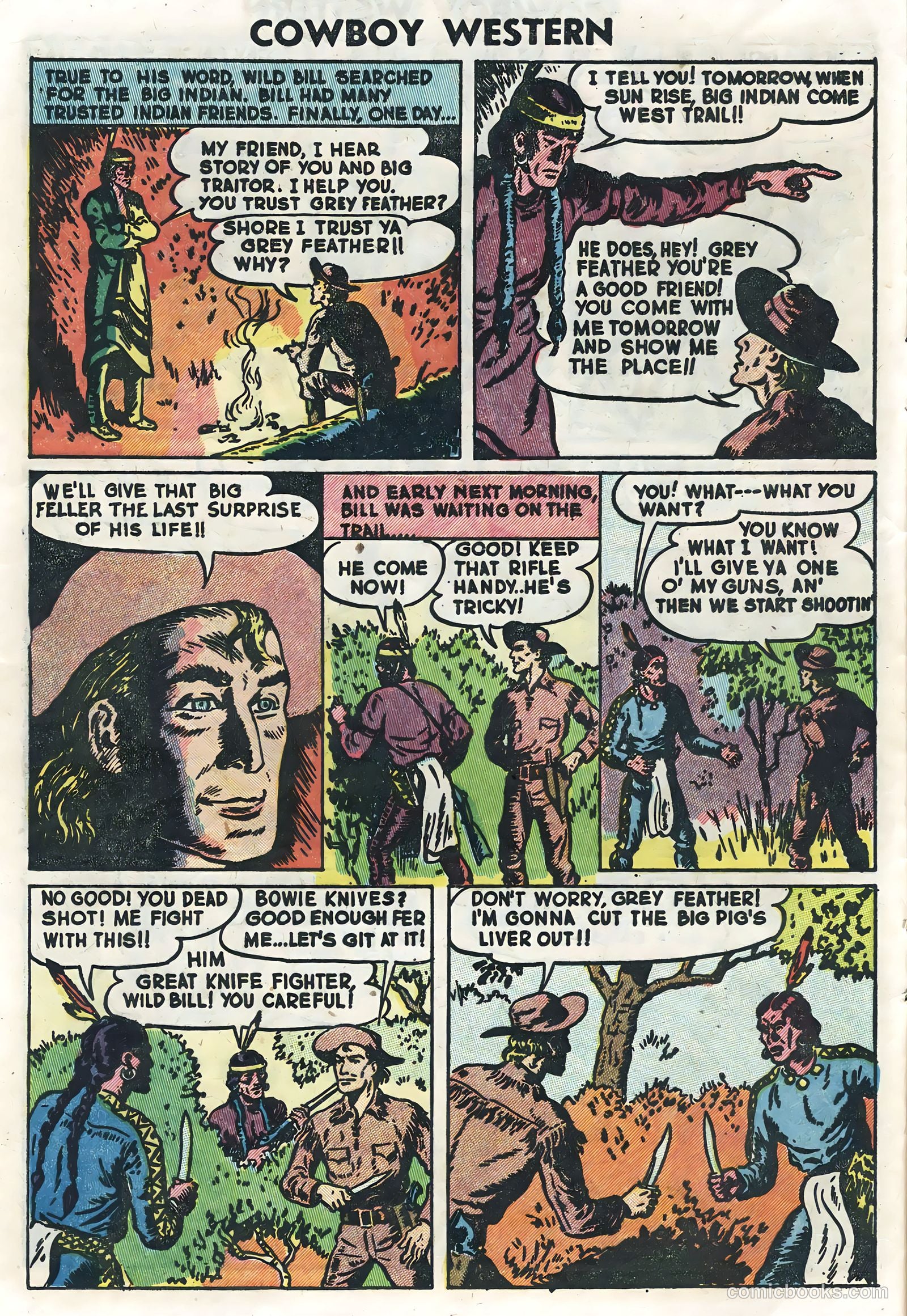 Cowboy Western #51 (1954) — page 16 of 36