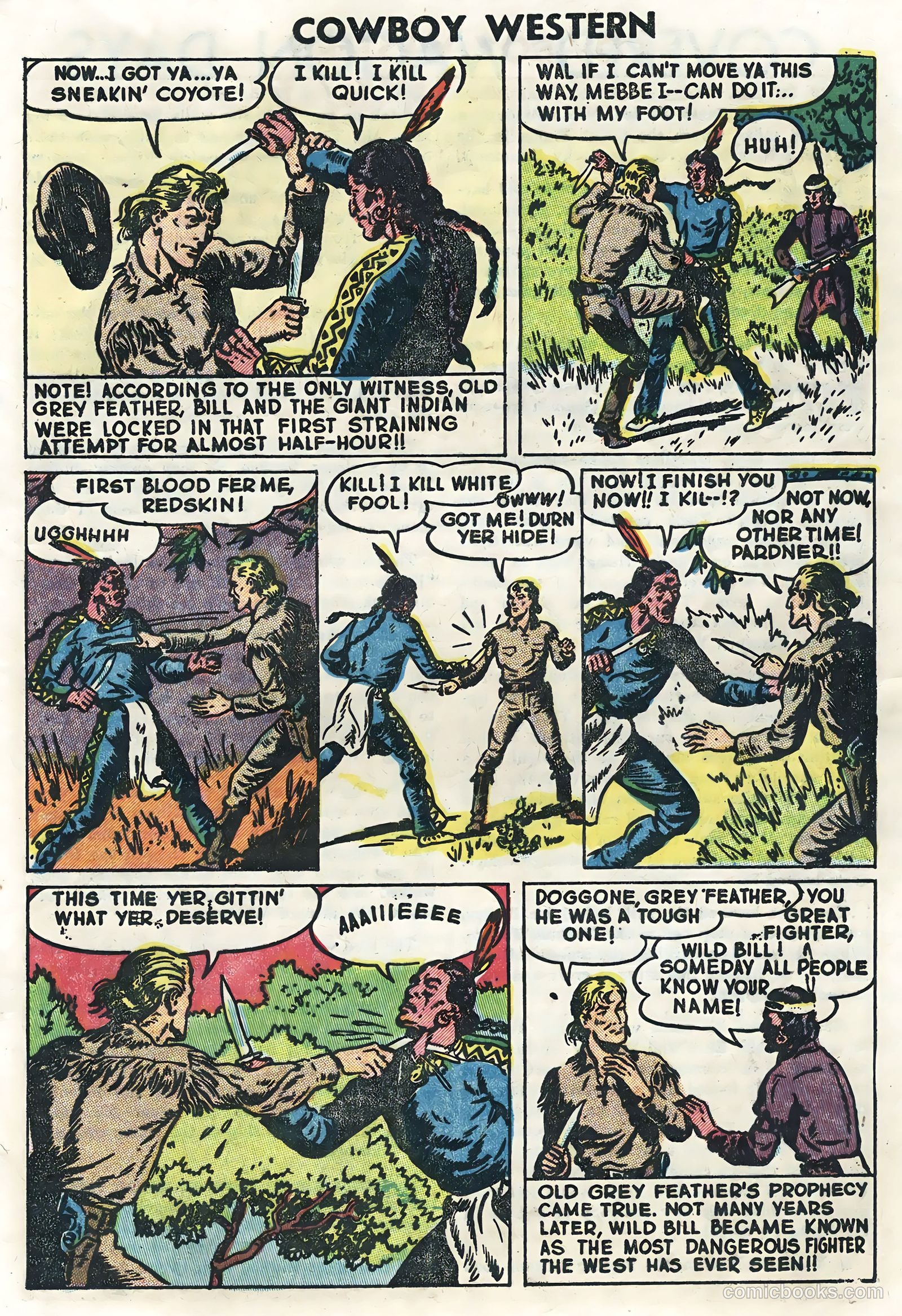 Cowboy Western #51 (1954) — page 17 of 36