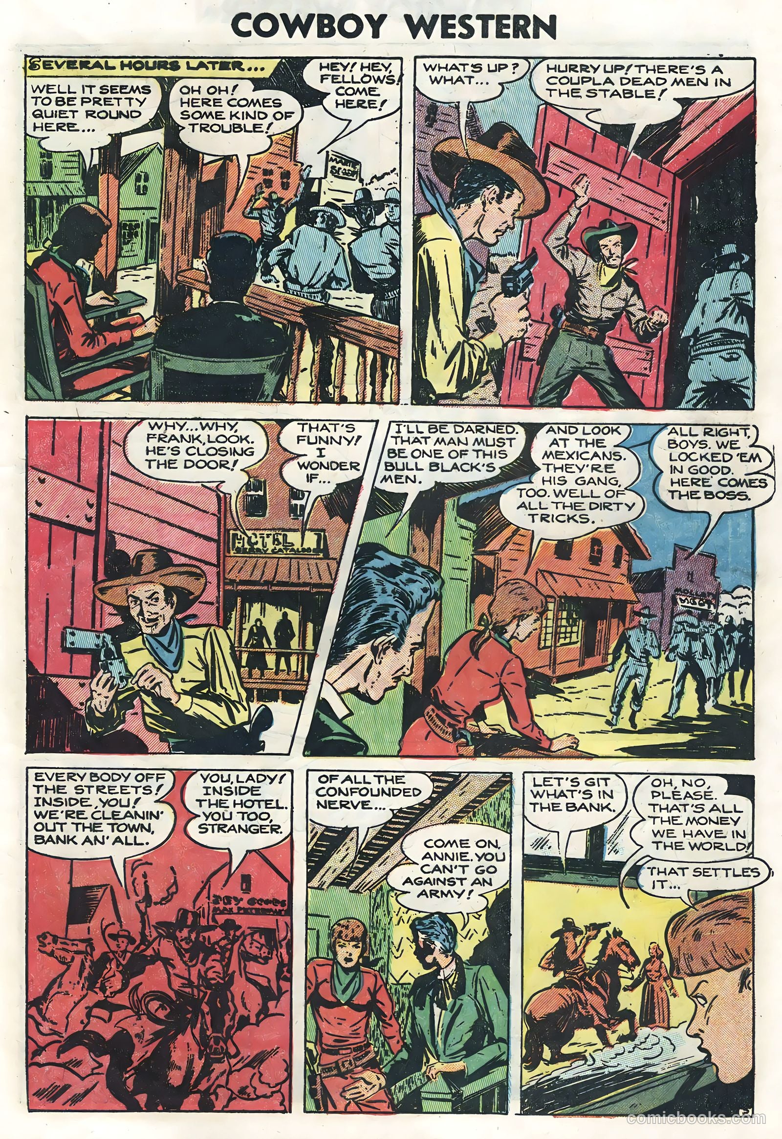 Cowboy Western #51 (1954) — page 21 of 36