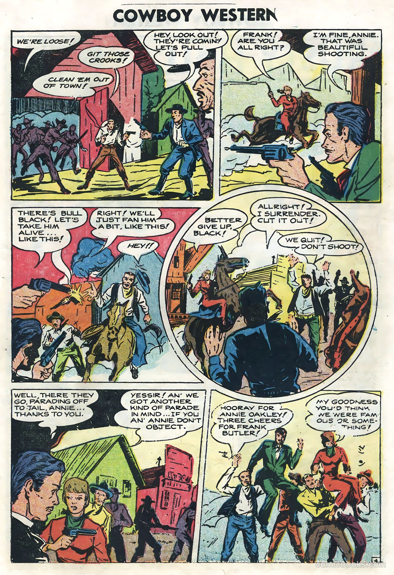 Cowboy Western #51 (1954) — page 23 of 36