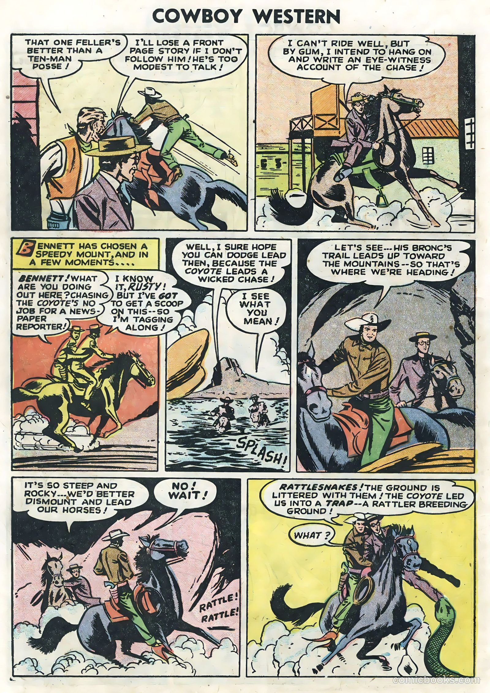 Cowboy Western #51 (1954) — page 26 of 36