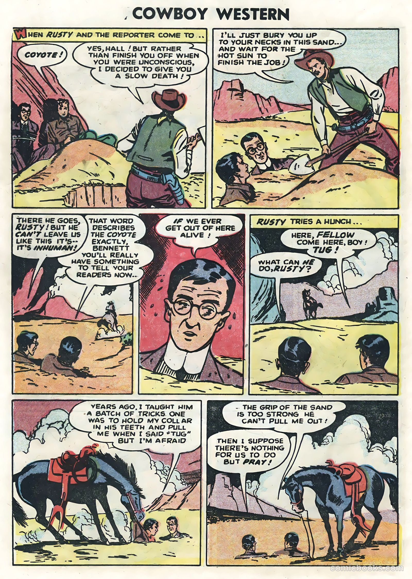 Cowboy Western #51 (1954) — page 28 of 36