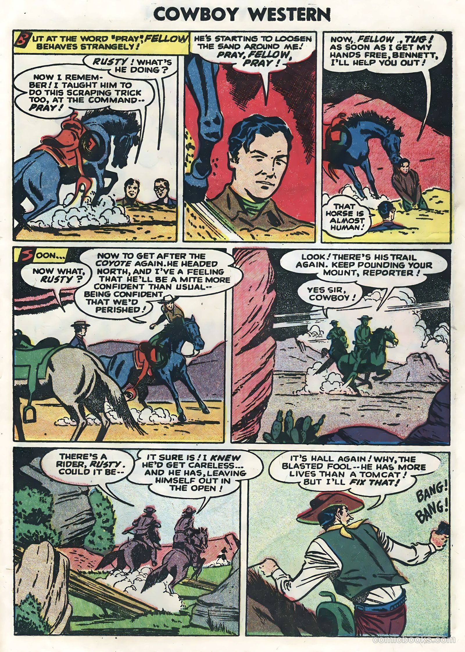 Cowboy Western #51 (1954) — page 29 of 36