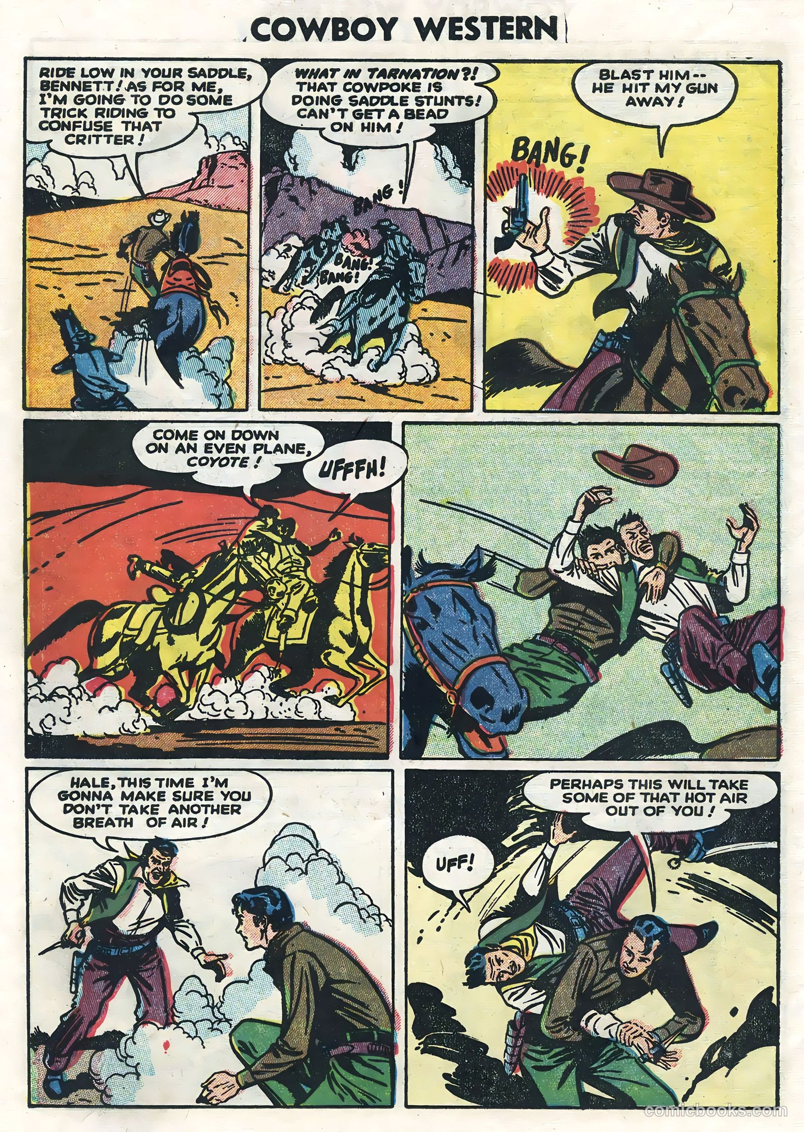Cowboy Western #51 (1954) — page 30 of 36